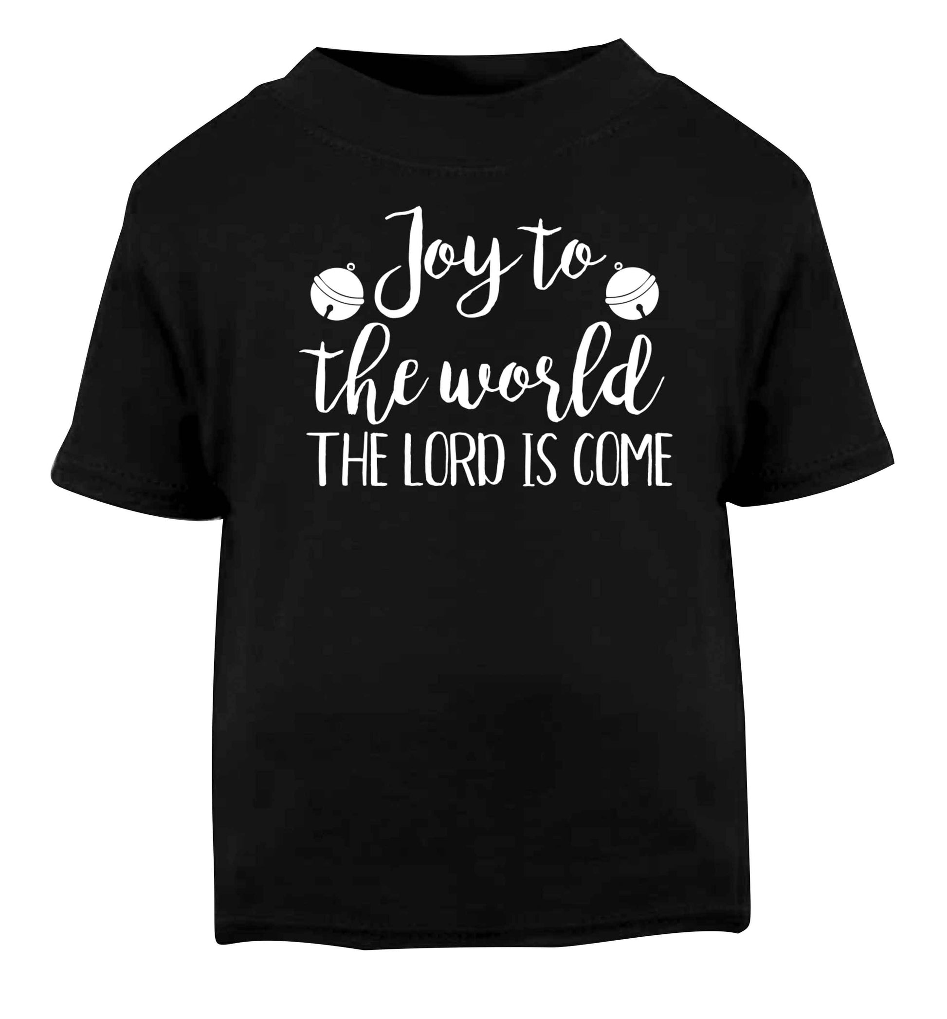 Joy to the World Lord Black baby toddler Tshirt 2 years