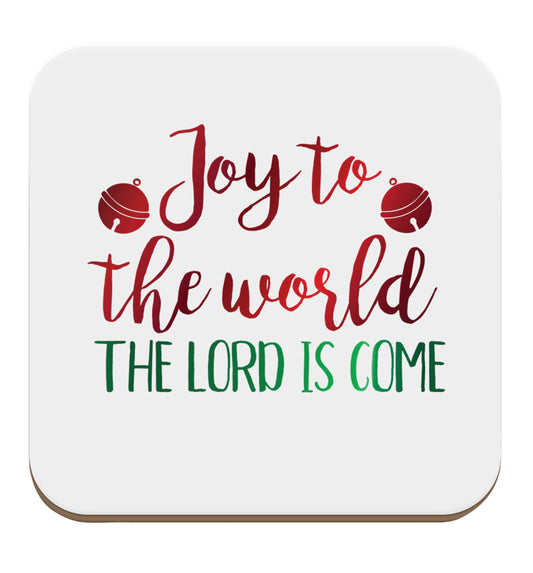 Joy to the World Lord set of four coasters