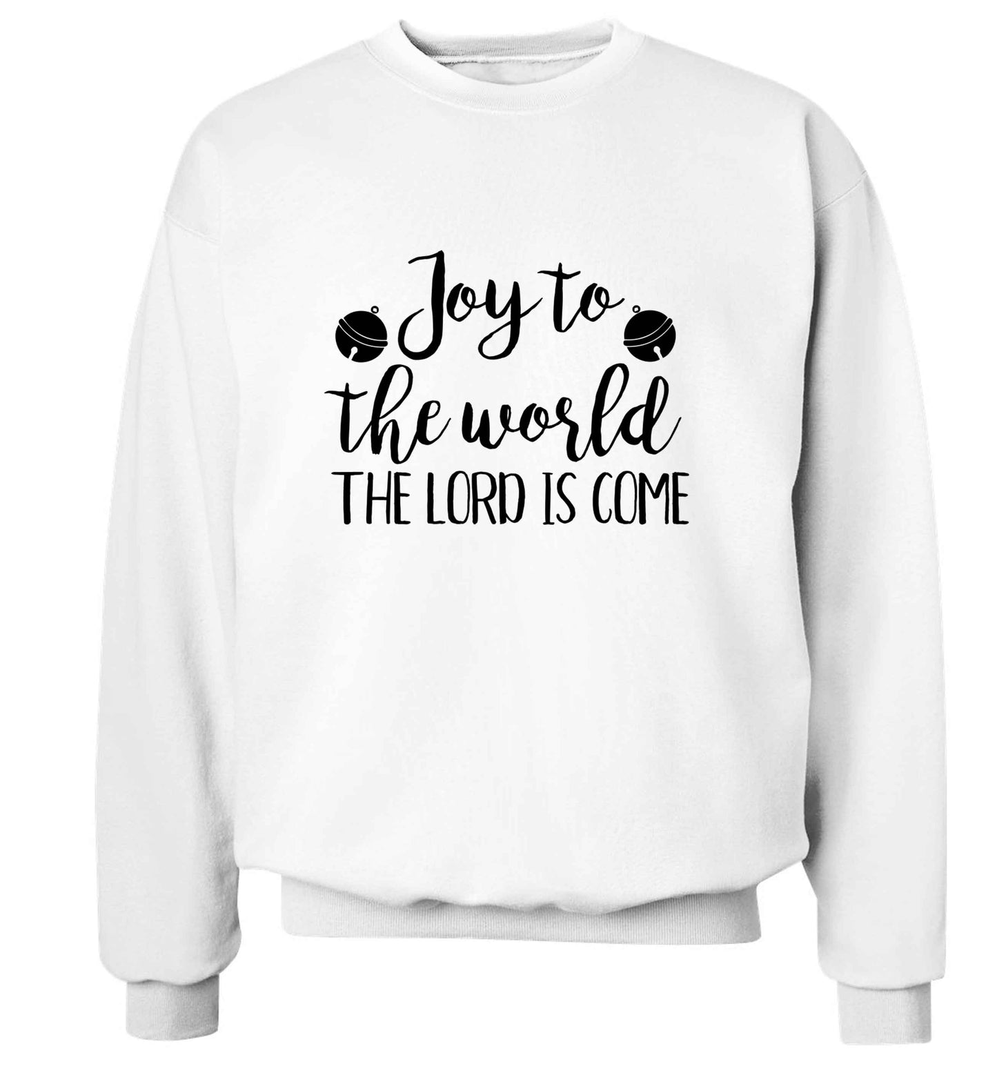Joy to the World Lord adult's unisex white sweater 2XL