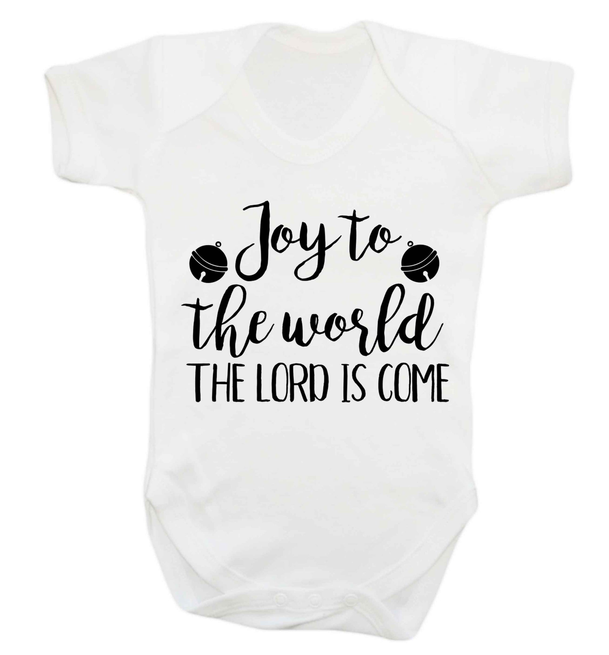 Joy to the world the Lord is come Baby Vest white 18-24 months