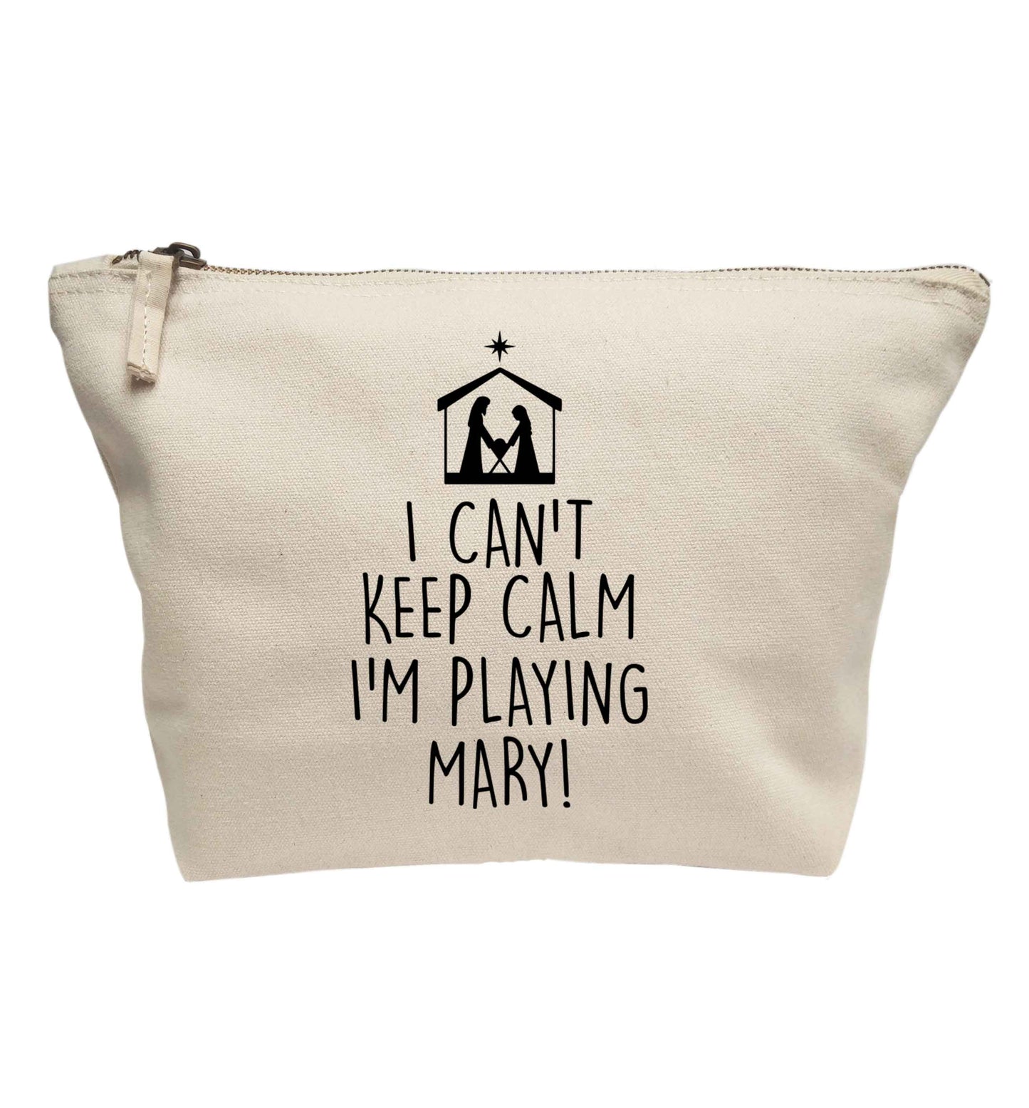 I can't keep calm I'm playing Mary | makeup / wash bag