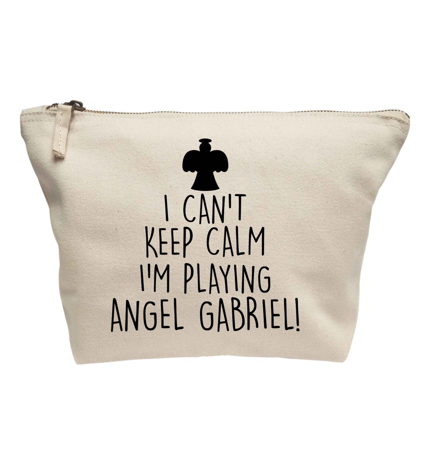 I can't keep calm I'm playing angel gabriel | makeup / wash bag