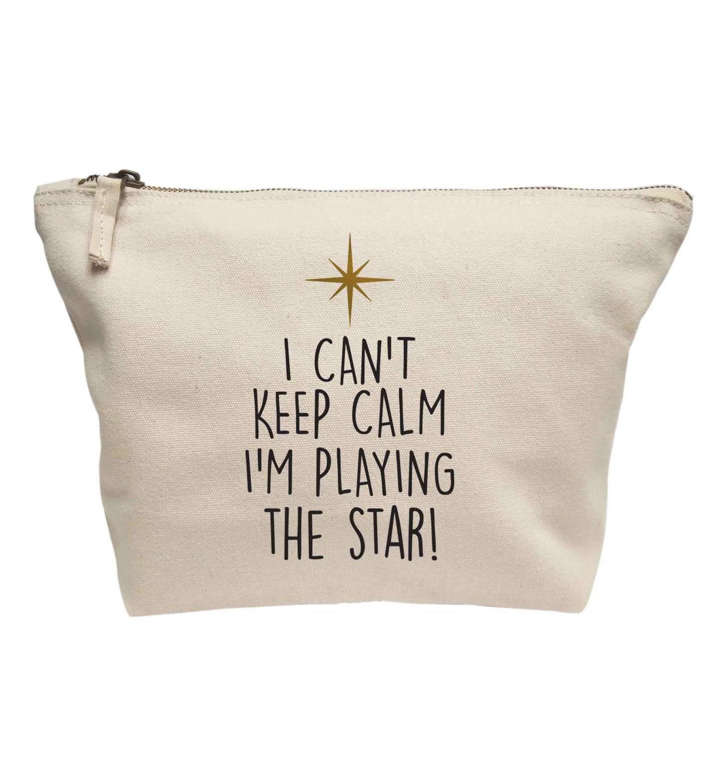 I can't keep calm I'm playing the star! | makeup / wash bag