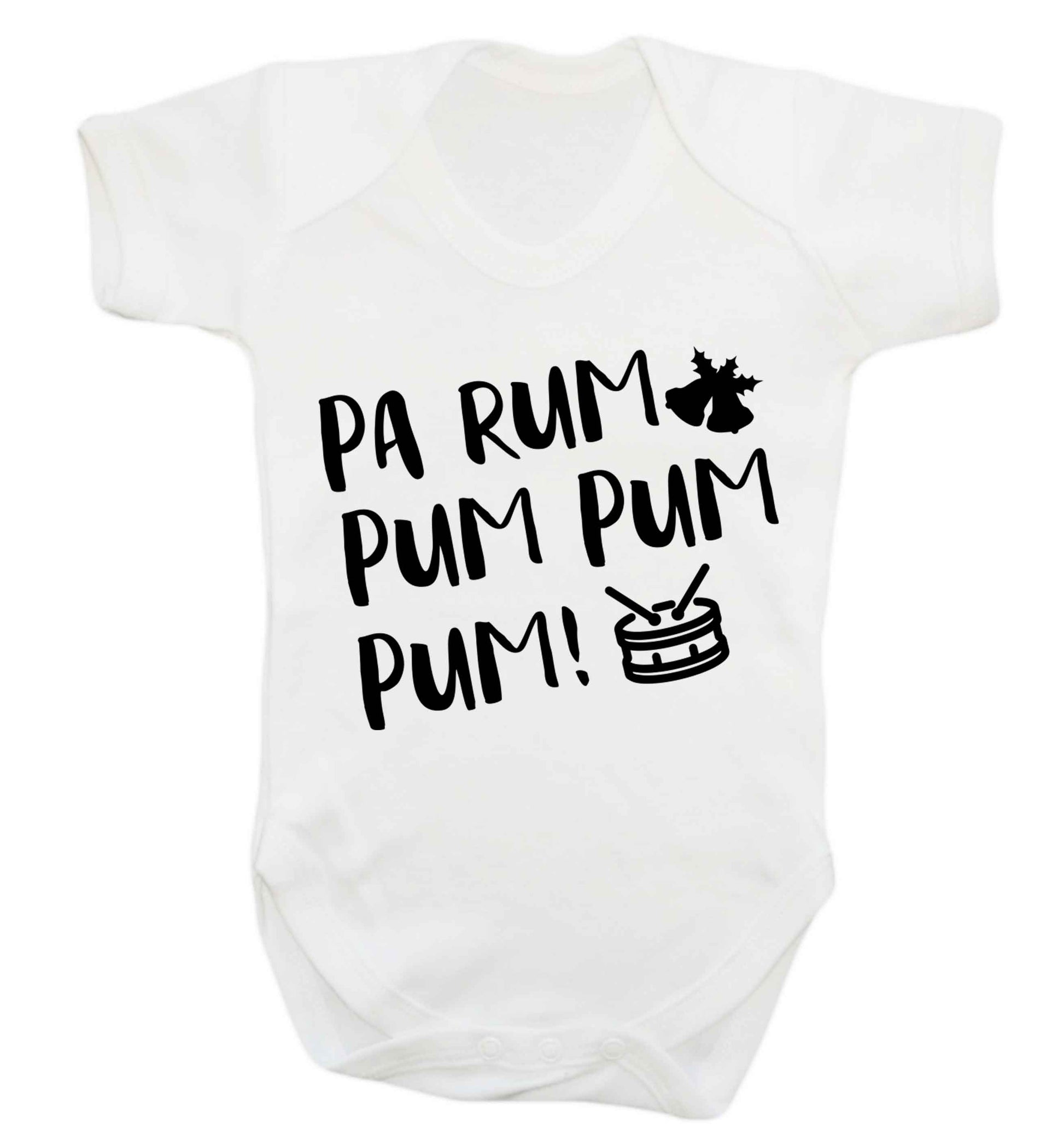 Pa rum pum pum pum! Baby Vest white 18-24 months
