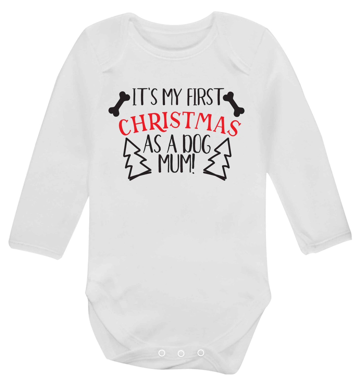 It's my first Christmas as a dog mum! Baby Vest long sleeved white 6-12 months