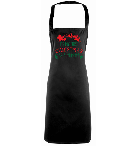 It's my first Christmas as a mummy black apron