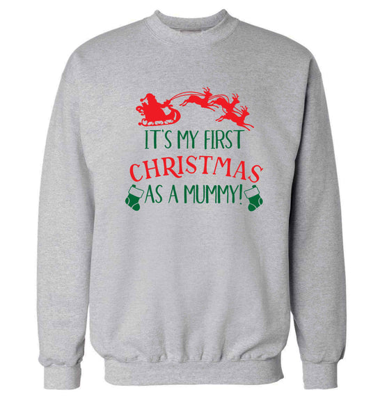 It's my first Christmas as a mummy Adult's unisex grey Sweater 2XL