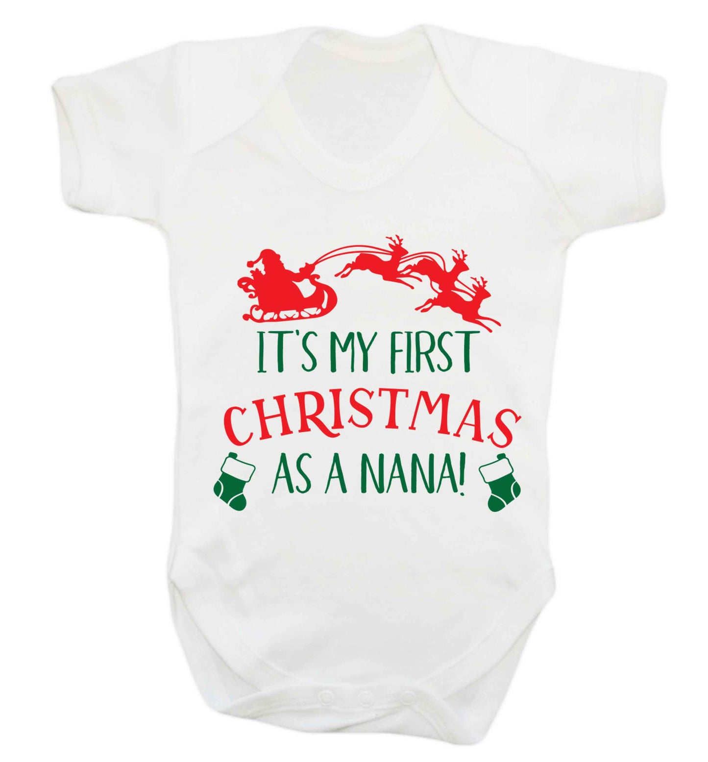 It's my first Christmas as a nana Baby Vest white 18-24 months