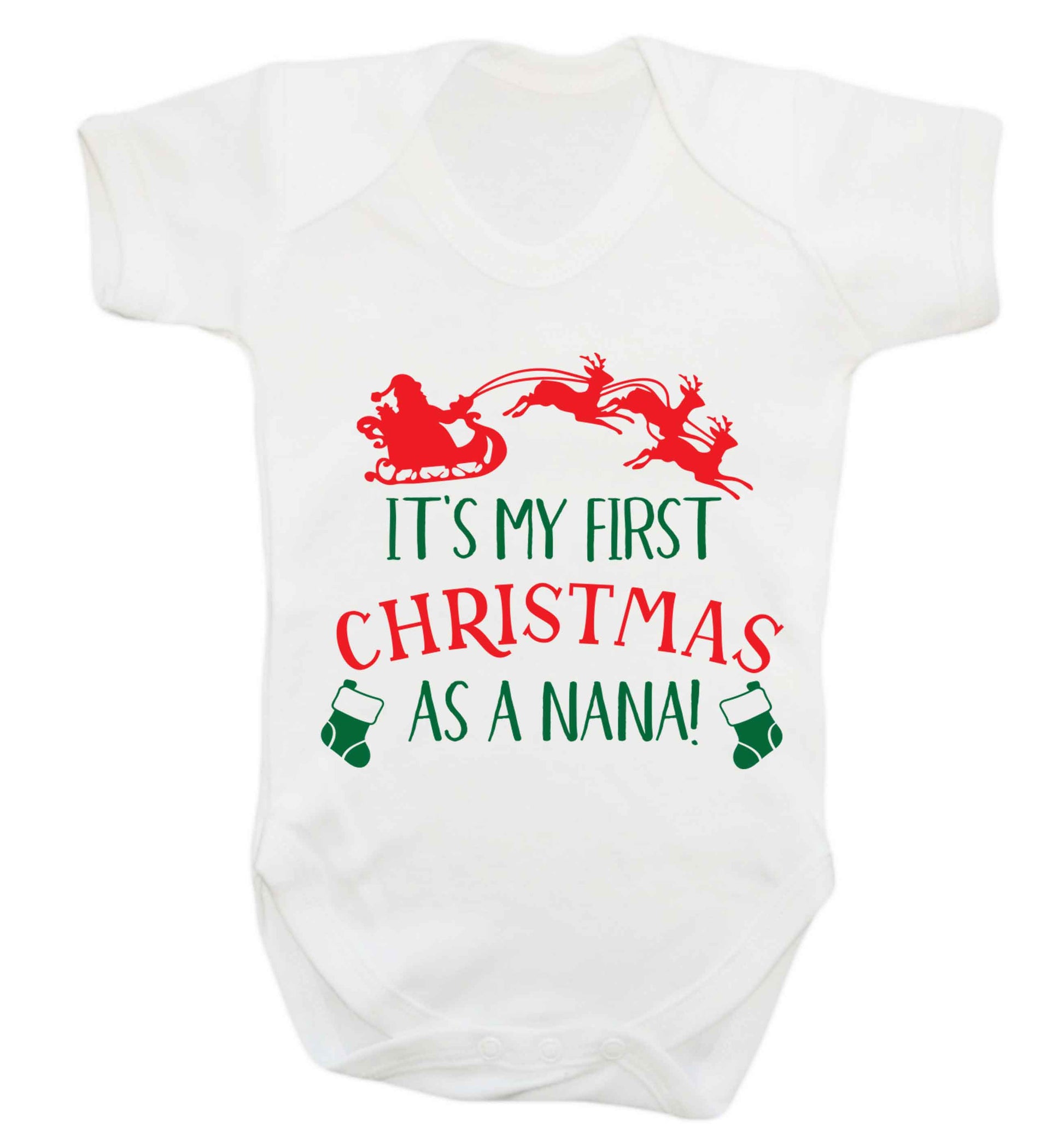 It's my first Christmas as a nana Baby Vest white 18-24 months
