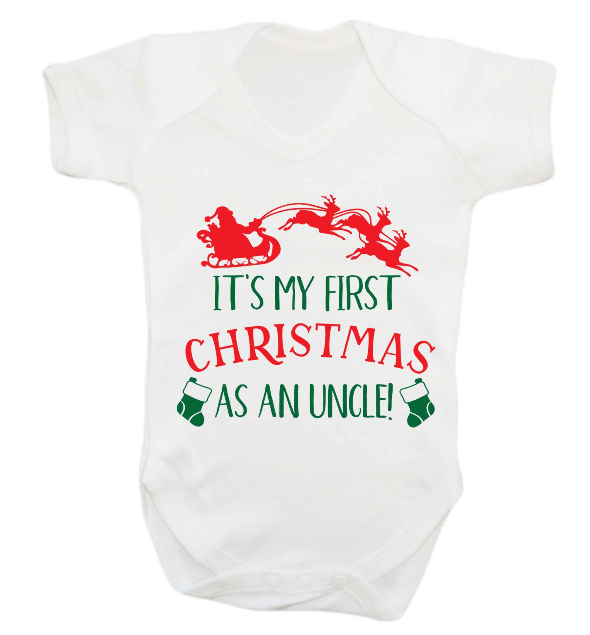It's my first Christmas as an uncle! Baby Vest white 18-24 months