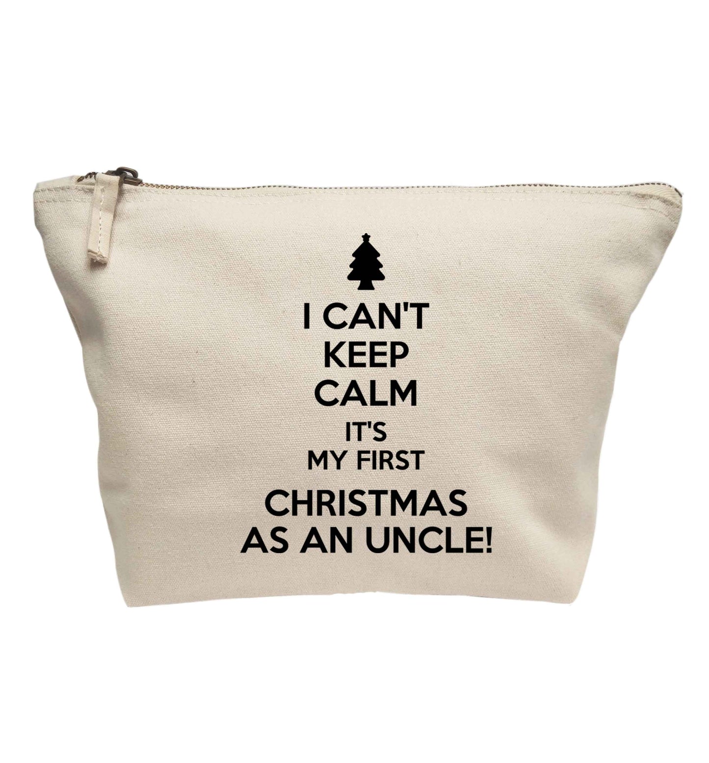 I can't keep calm it's my first Christmas as an uncle! | makeup / wash bag