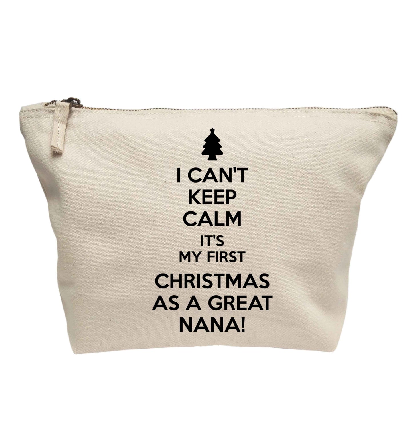 I can't keep calm it's my first Christmas as a great nana! | makeup / wash bag
