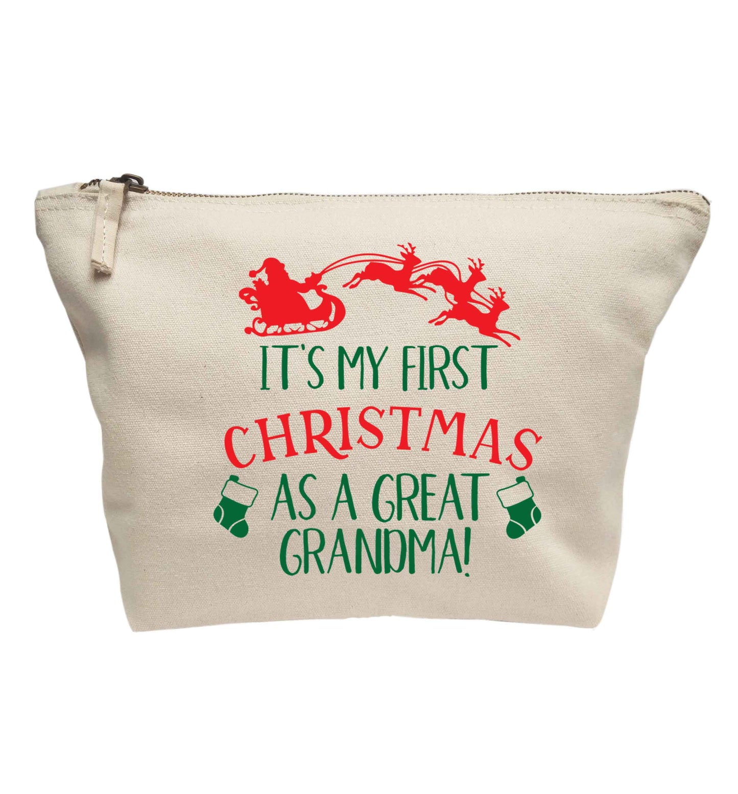 It's my first Christmas as a great grandma! | makeup / wash bag