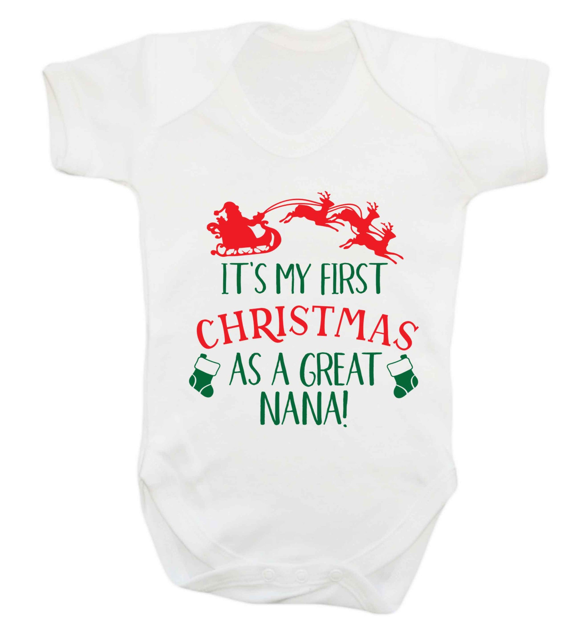It's my first Christmas as a great nana! Baby Vest white 18-24 months