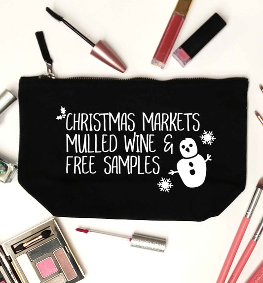 Christmas market mulled wine & free samples black makeup bag