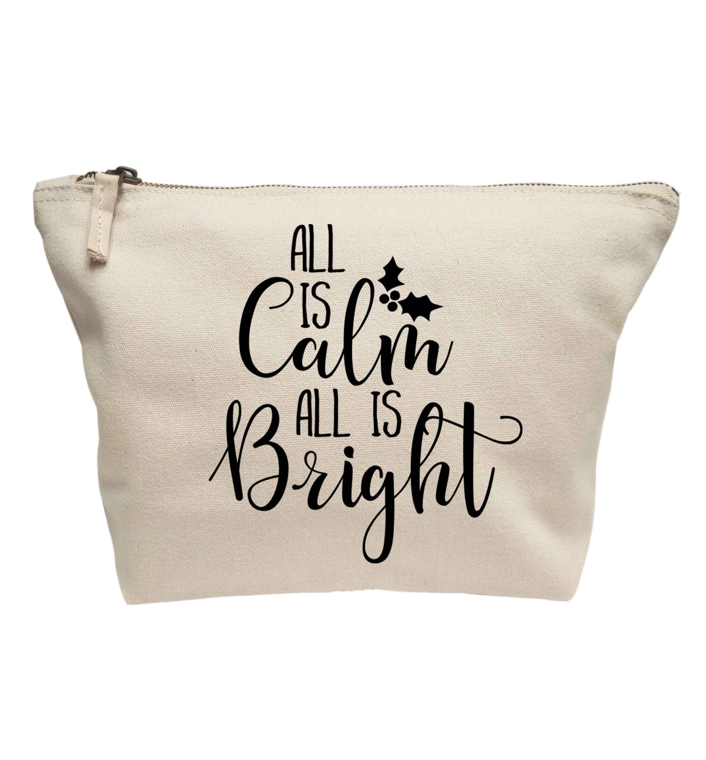 All is calm is bright | makeup / wash bag