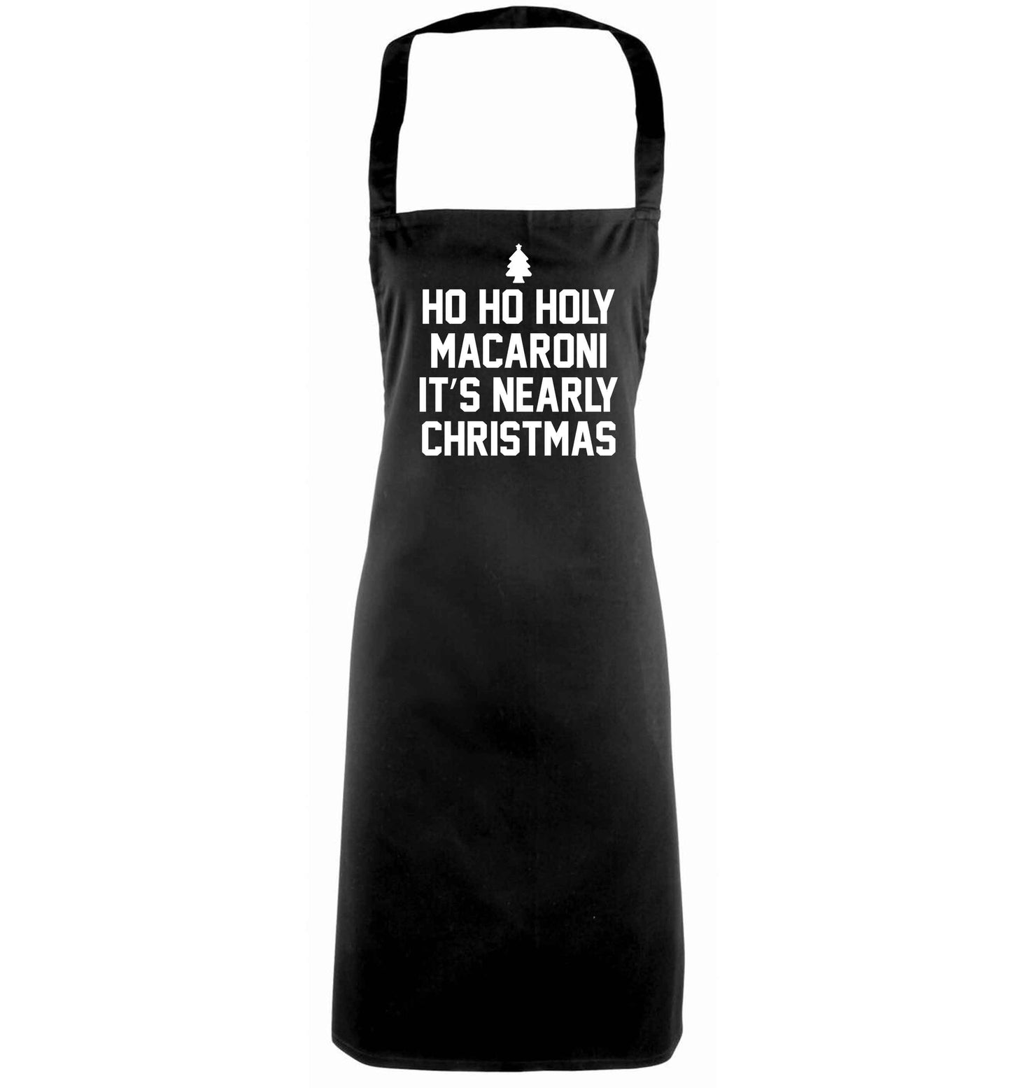 Ho ho holy macaroni it's nearly Christmas black apron