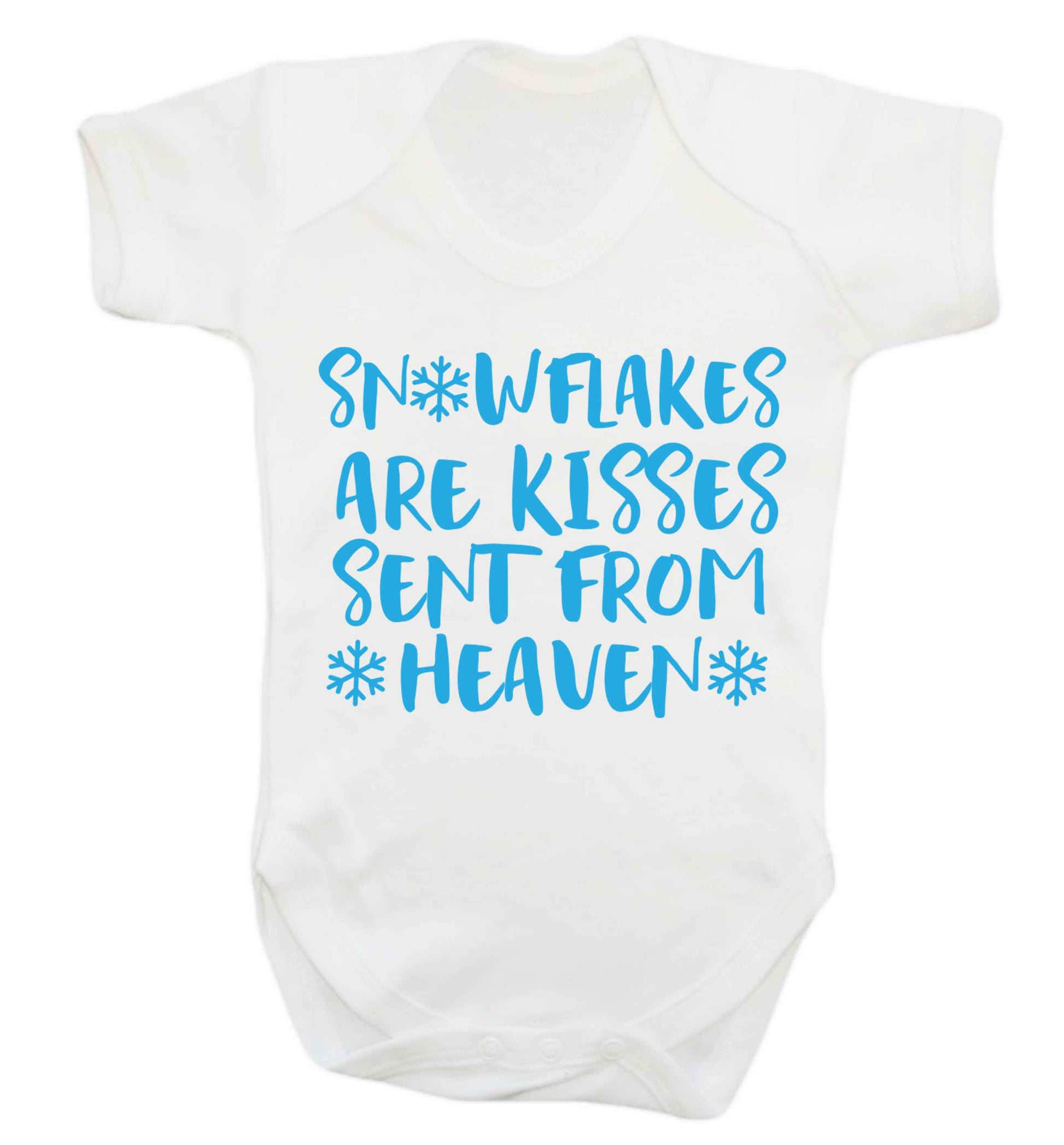 Snowflakes are kisses sent from heaven Baby Vest white 18-24 months