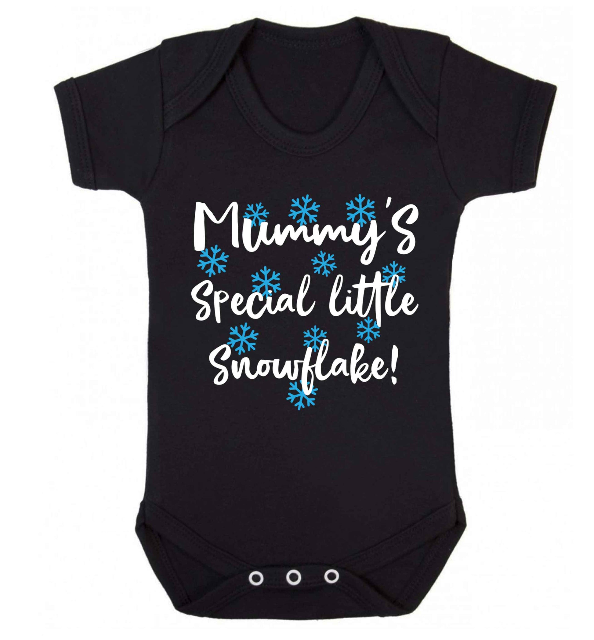 Mummy's special little snowflake Baby Vest black 18-24 months