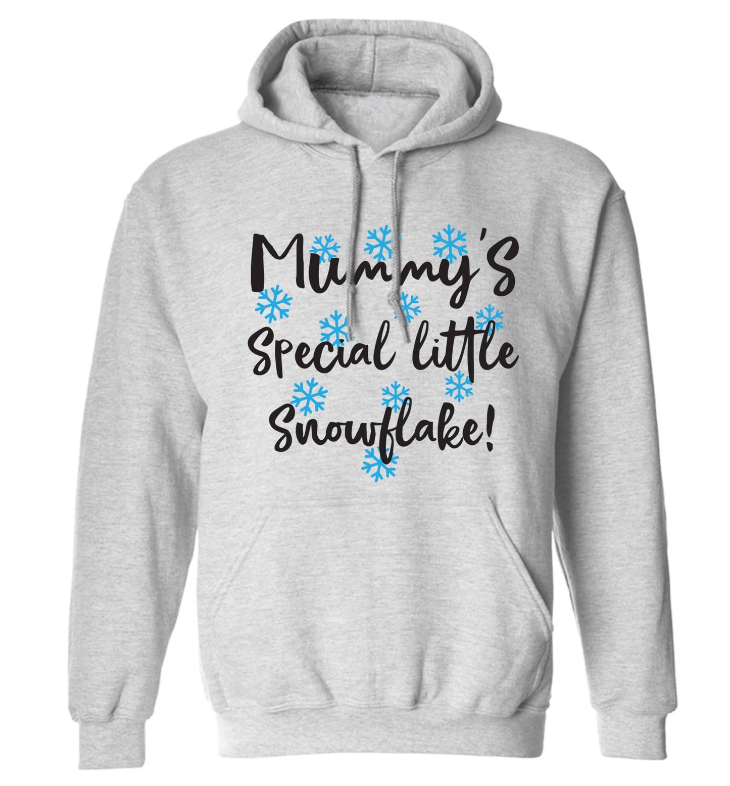Mummy's special little snowflake adults unisex grey hoodie 2XL