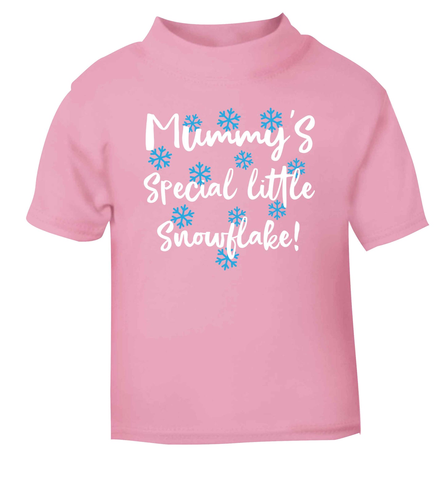 Mummy's special little snowflake light pink Baby Toddler Tshirt 2 Years
