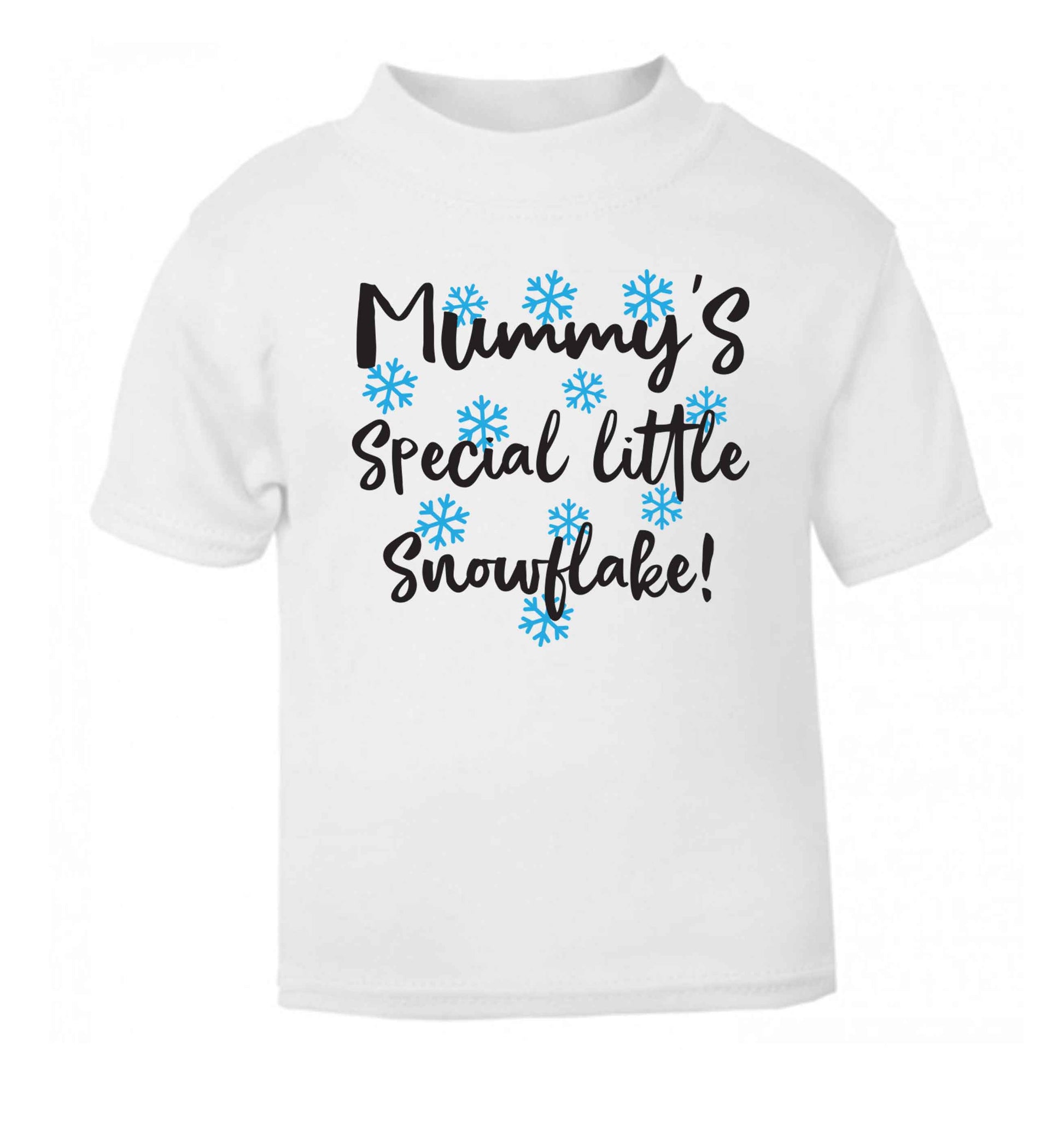 Mummy's special little snowflake white Baby Toddler Tshirt 2 Years