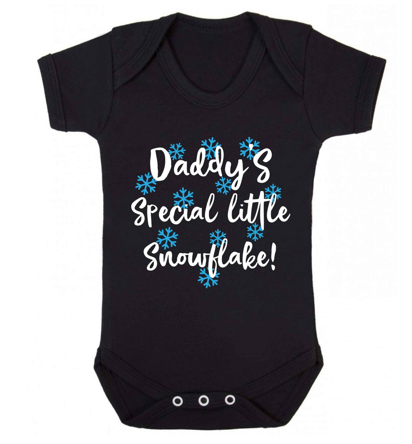 Daddy's special little snowflake Baby Vest black 18-24 months