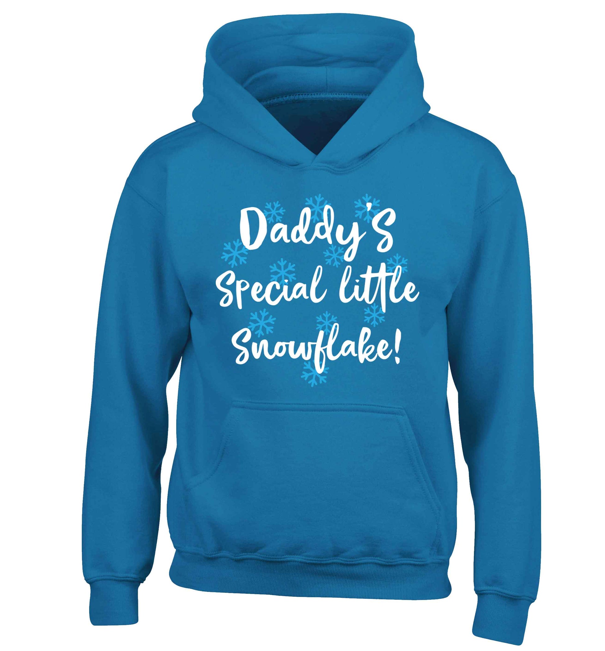 Daddy's special little snowflake children's blue hoodie 12-13 Years