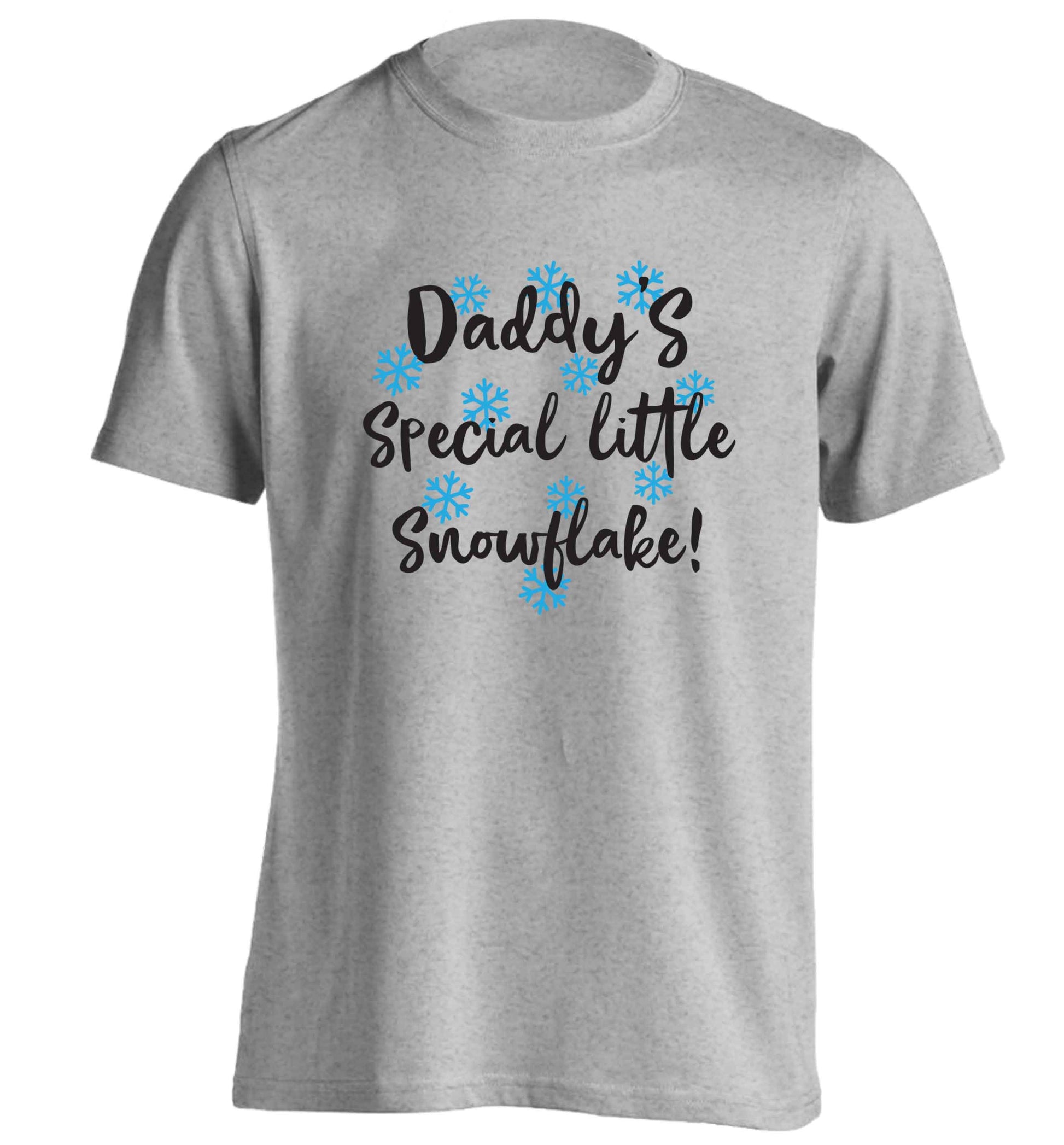 Daddy's special little snowflake adults unisex grey Tshirt 2XL