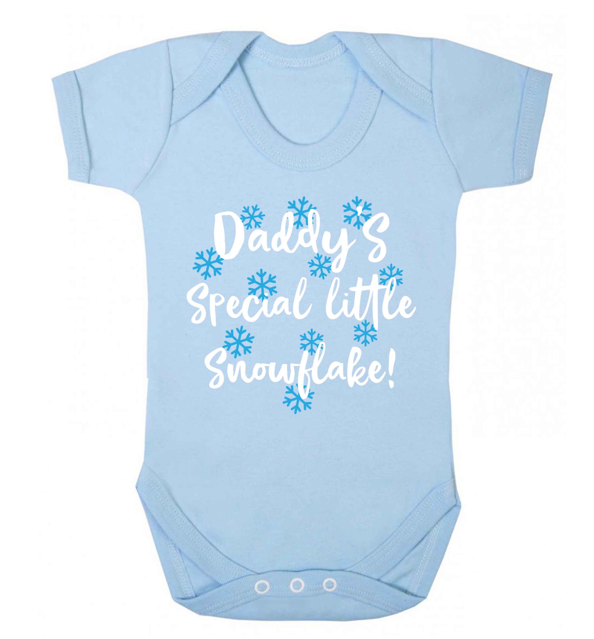 Daddy's special little snowflake Baby Vest pale blue 18-24 months