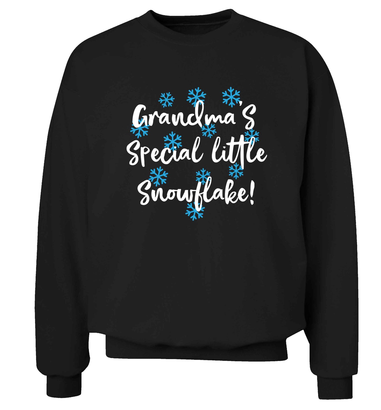Grandma's special little snowflake Adult's unisex black Sweater 2XL