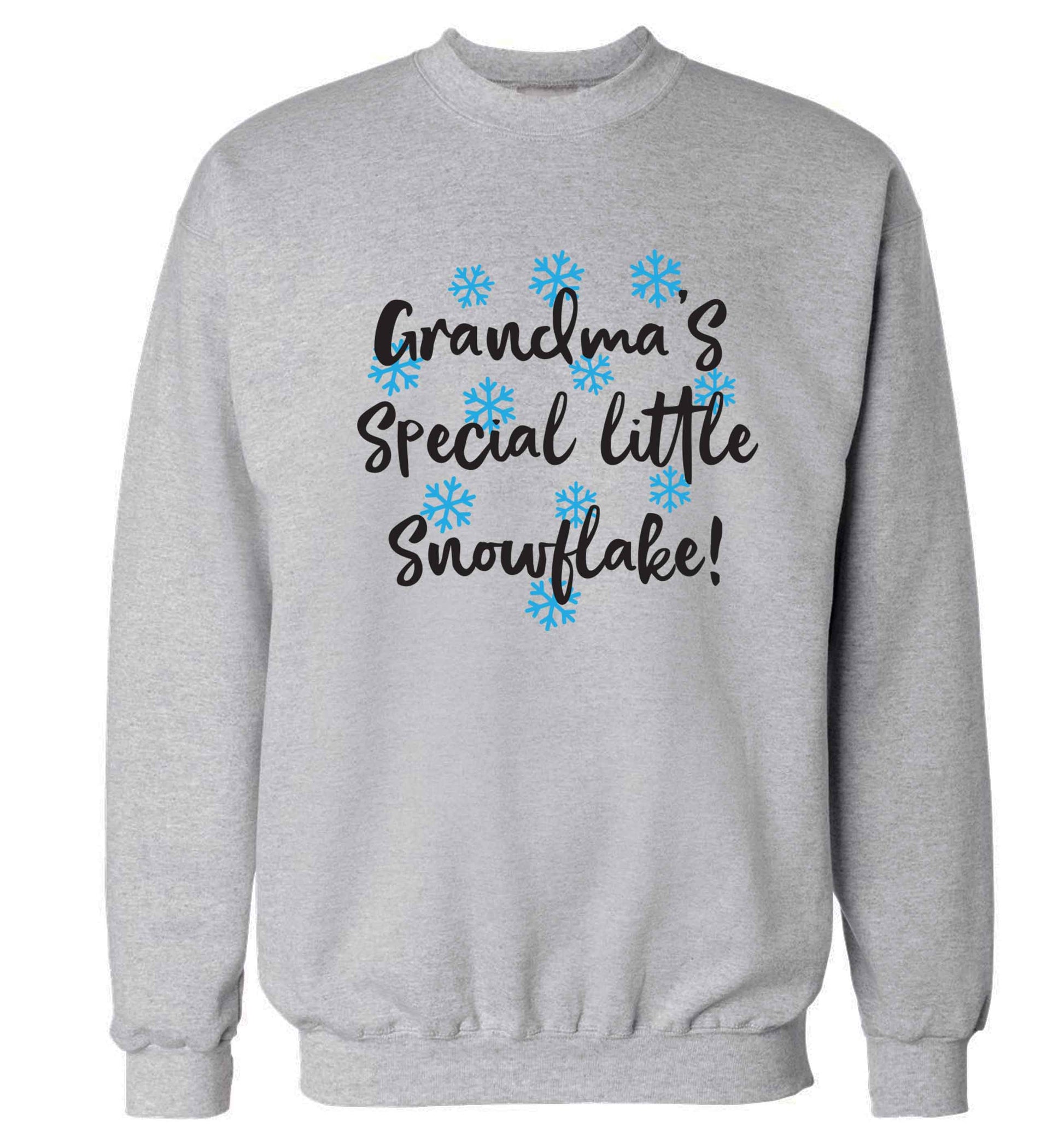 Grandma's special little snowflake Adult's unisex grey Sweater 2XL