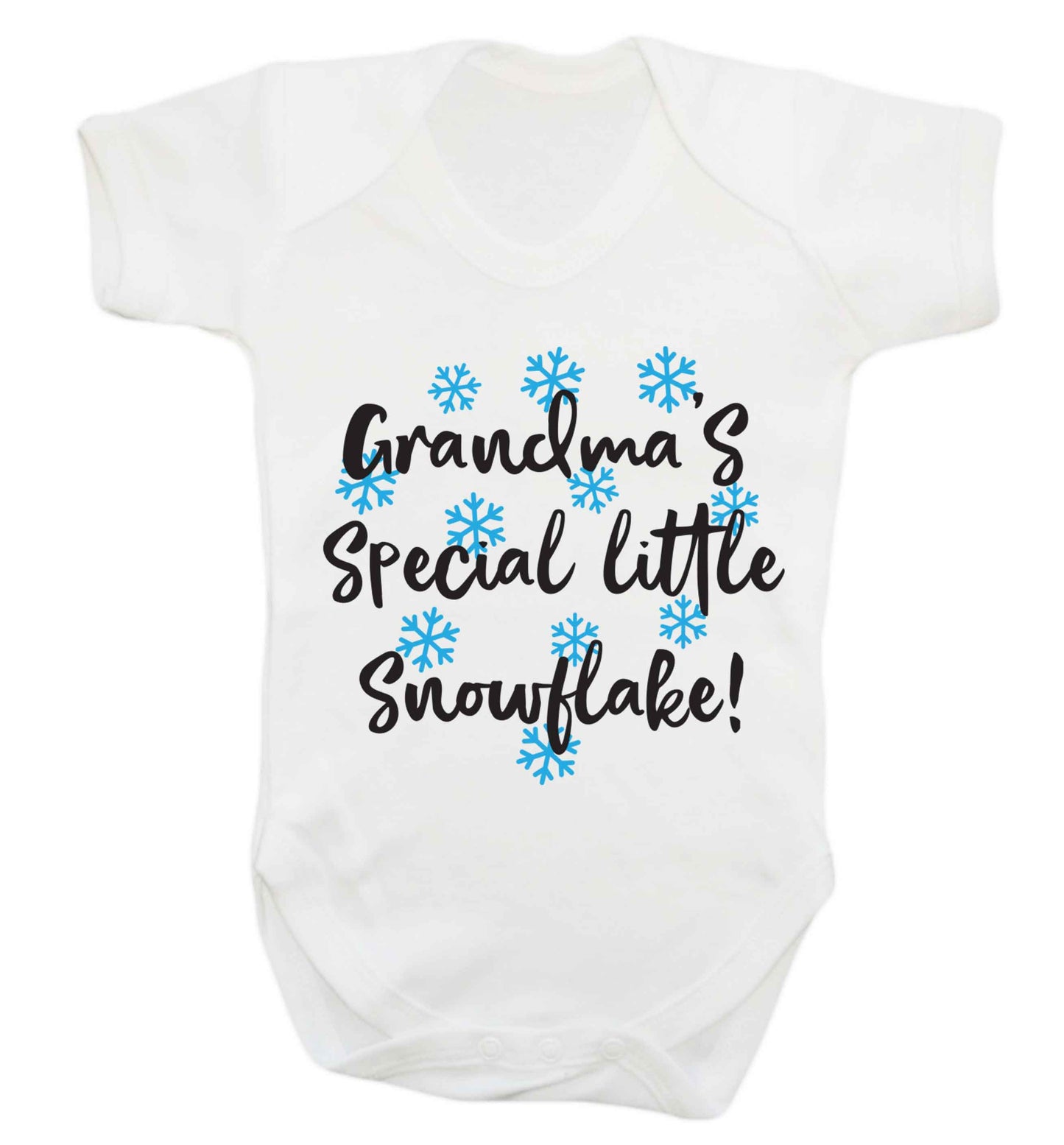 Grandma's special little snowflake Baby Vest white 18-24 months