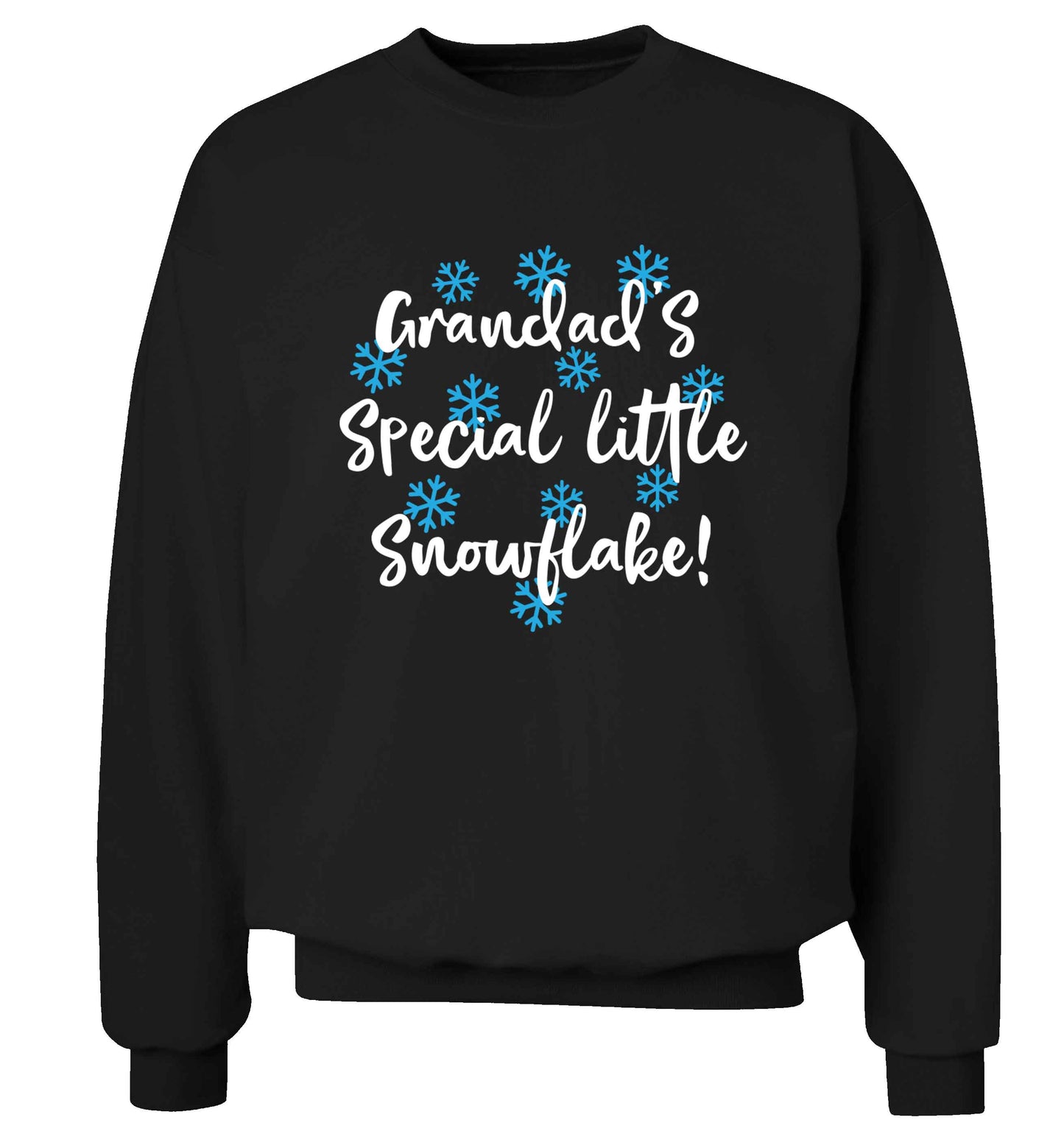 Grandad's special little snowflake Adult's unisex black Sweater 2XL