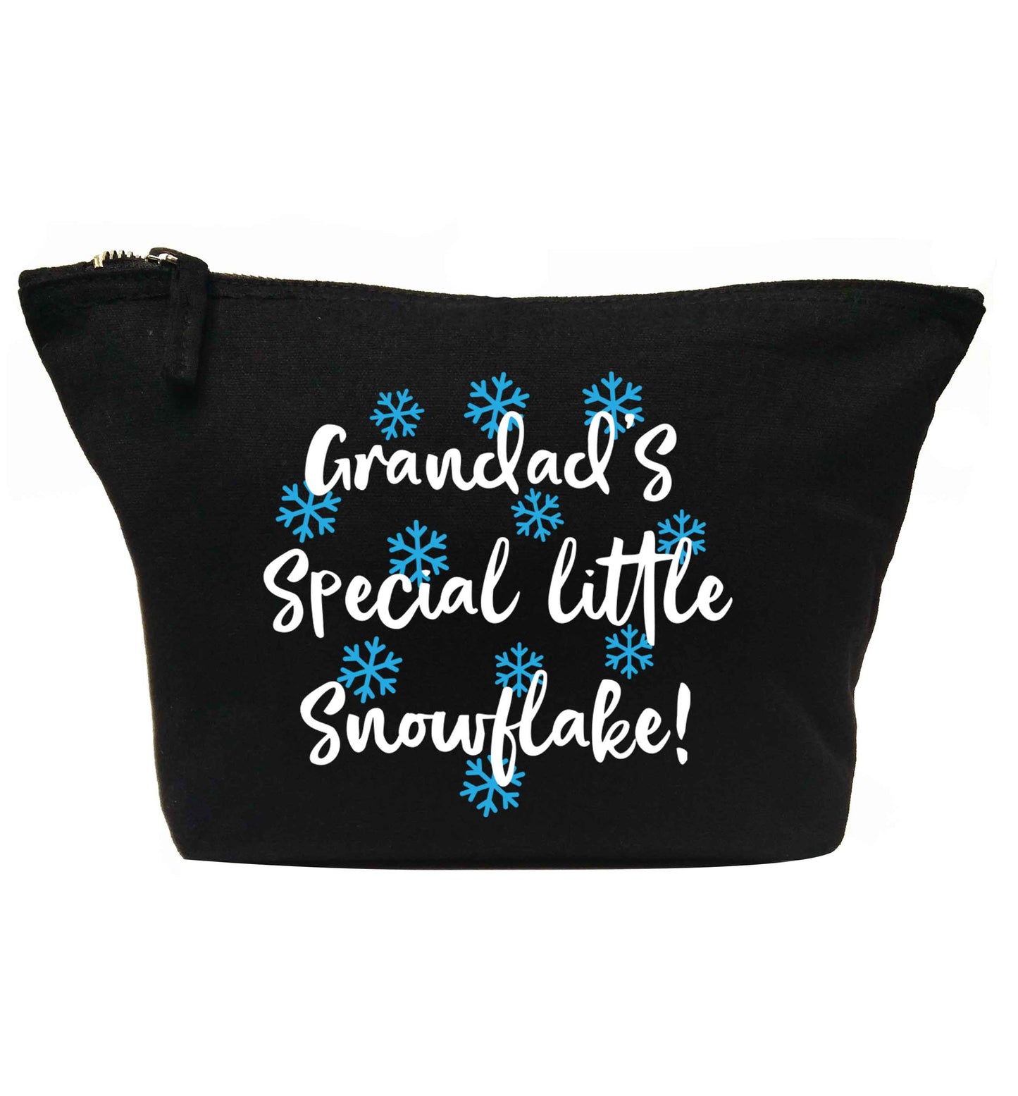 Grandad's special little snowflake | makeup / wash bag
