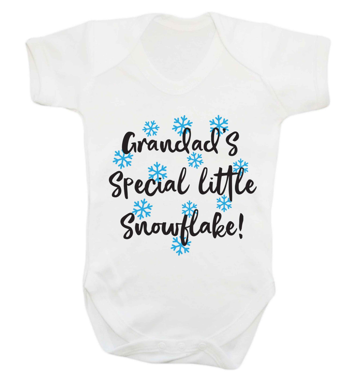 Grandad's special little snowflake Baby Vest white 18-24 months