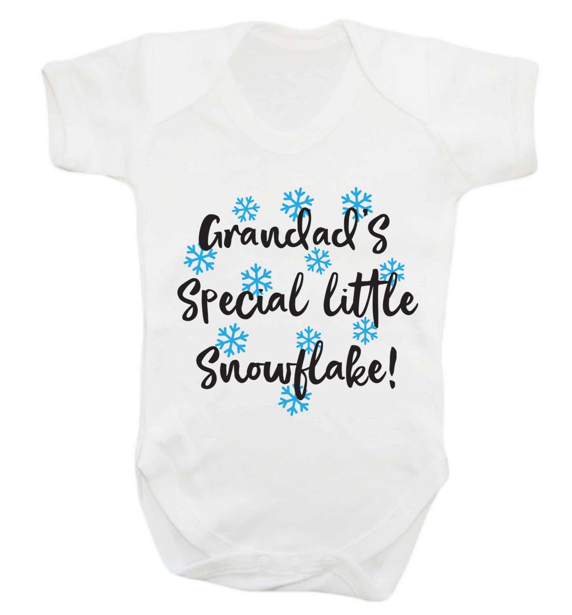 Grandad's special little snowflake Baby Vest white 18-24 months
