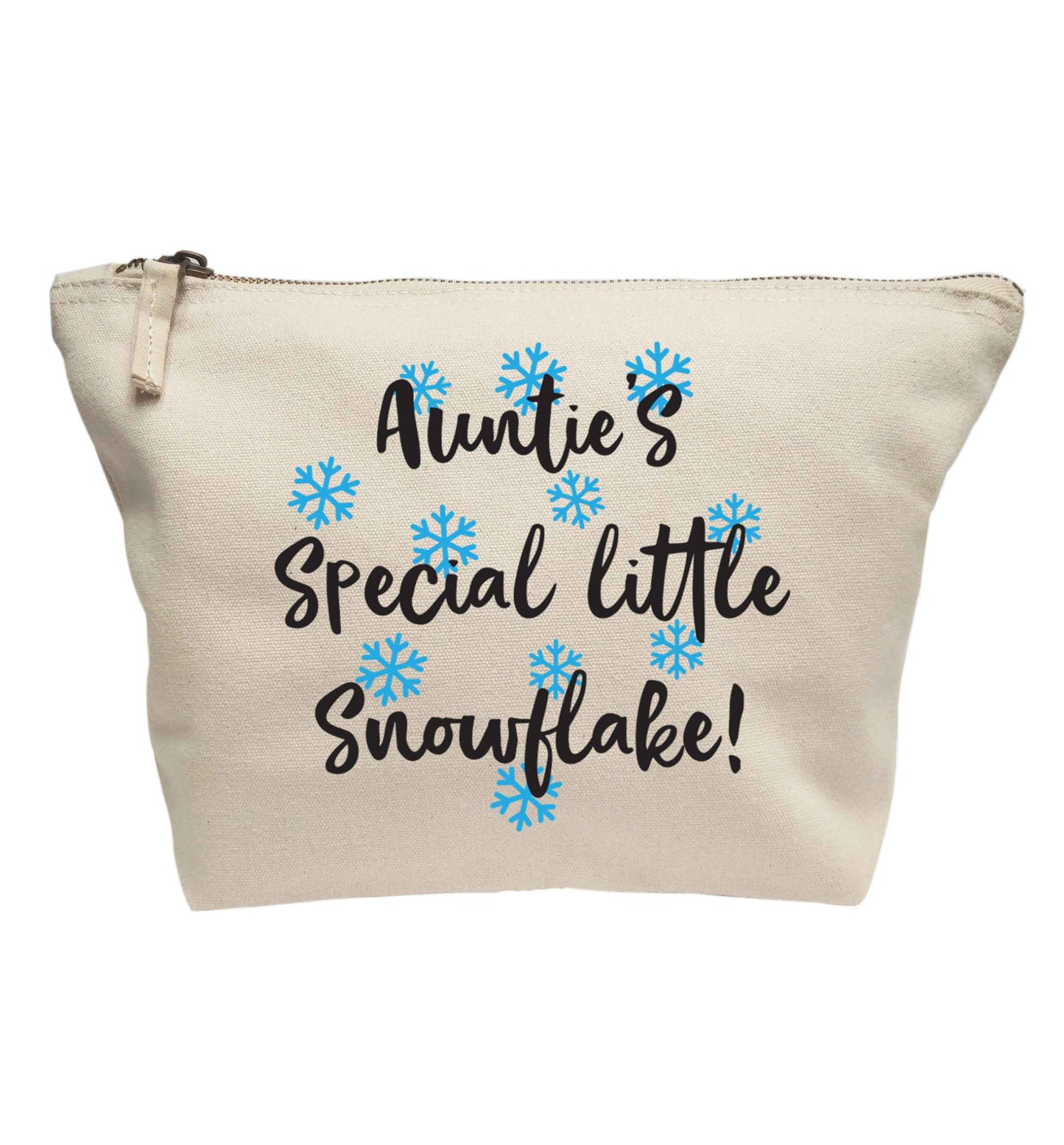 Auntie's special little snowflake | makeup / wash bag