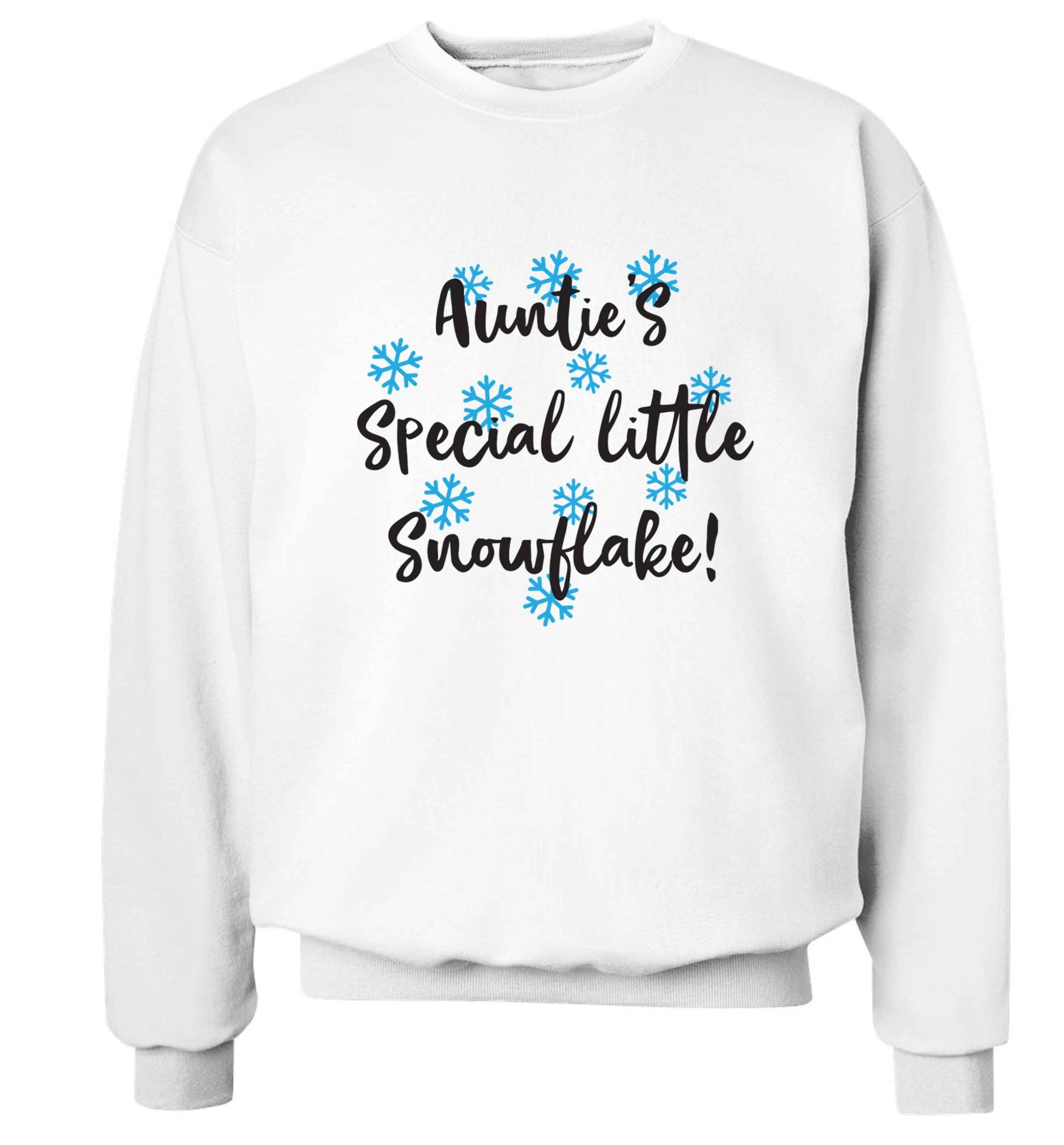 Auntie's special little snowflake Adult's unisex white Sweater 2XL