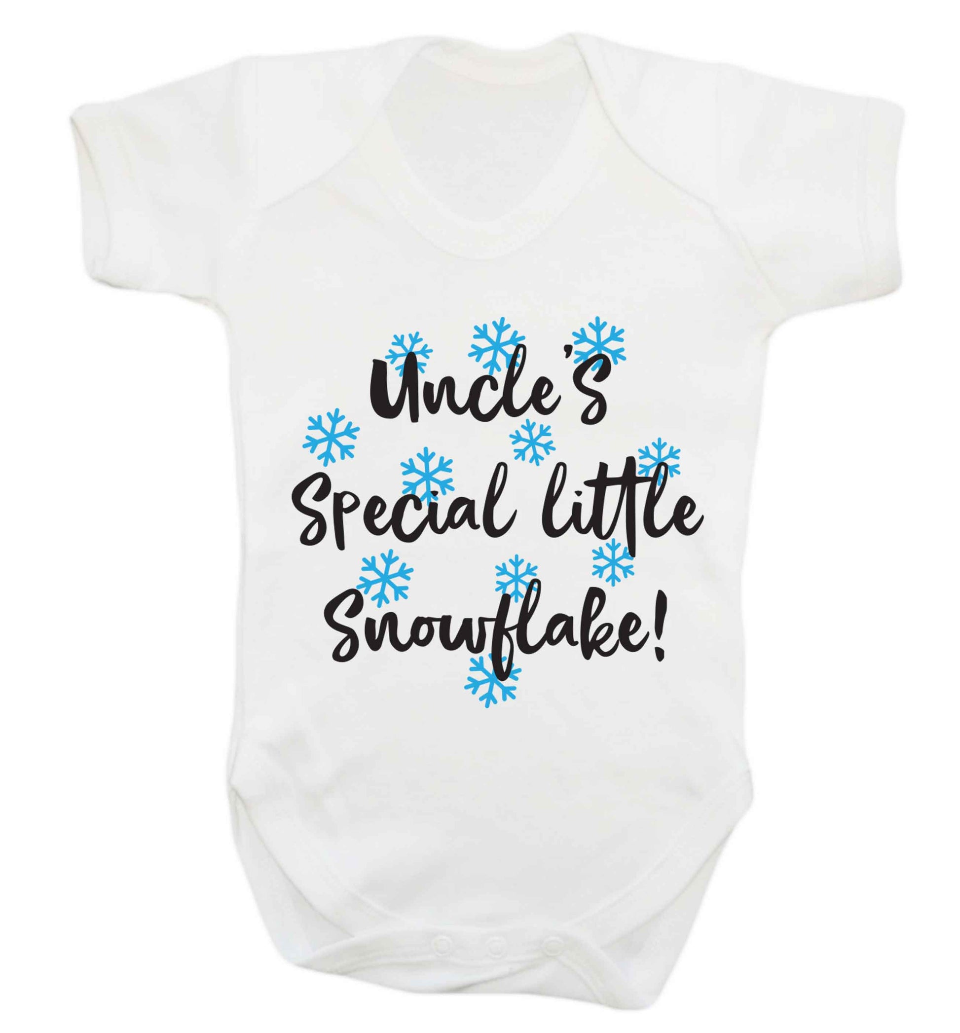Uncle's special little snowflake Baby Vest white 18-24 months