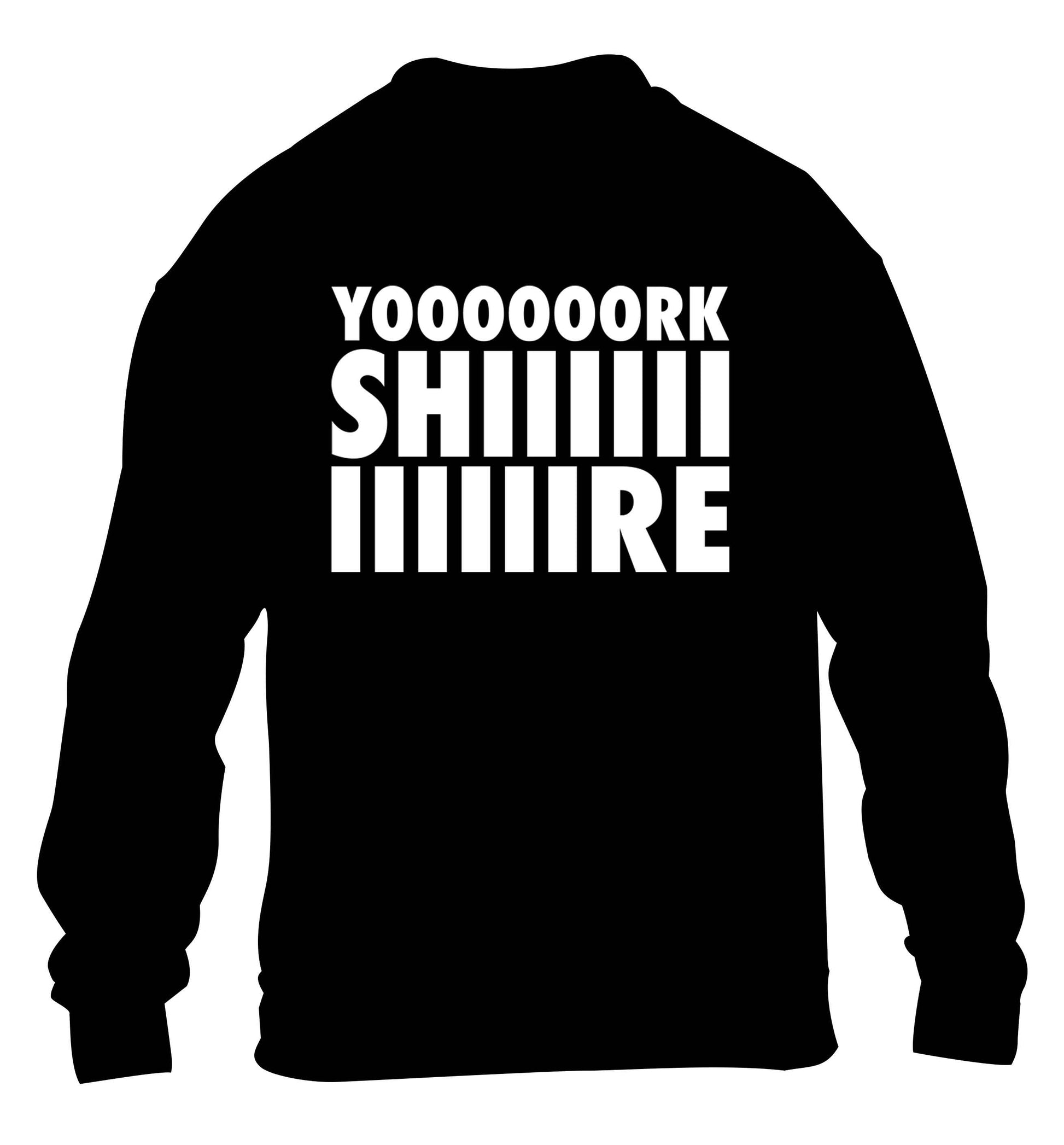 Yoooorkshiiiiire children's black sweater 12-13 Years