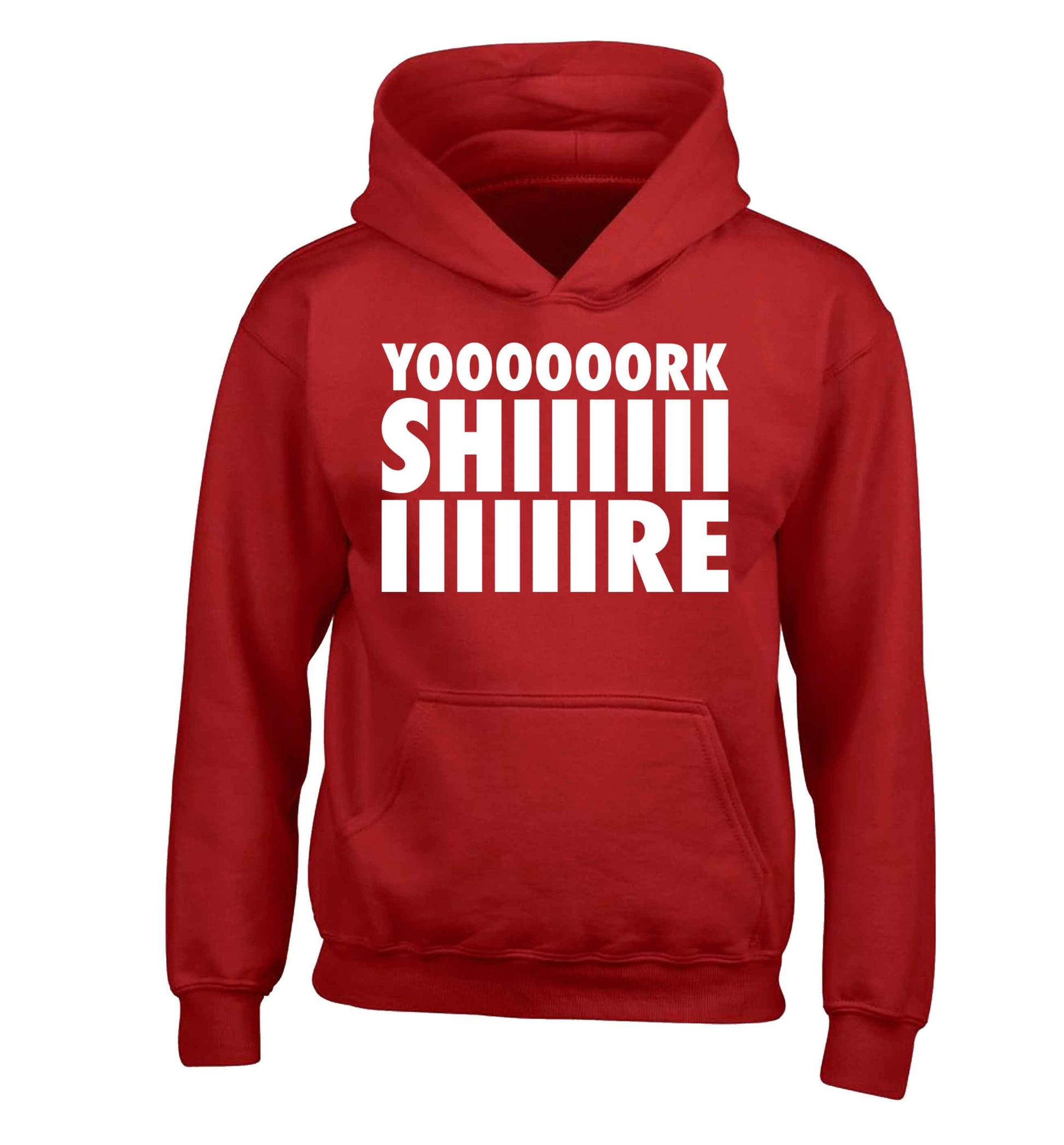 Yoooorkshiiiiire children's red hoodie 12-13 Years