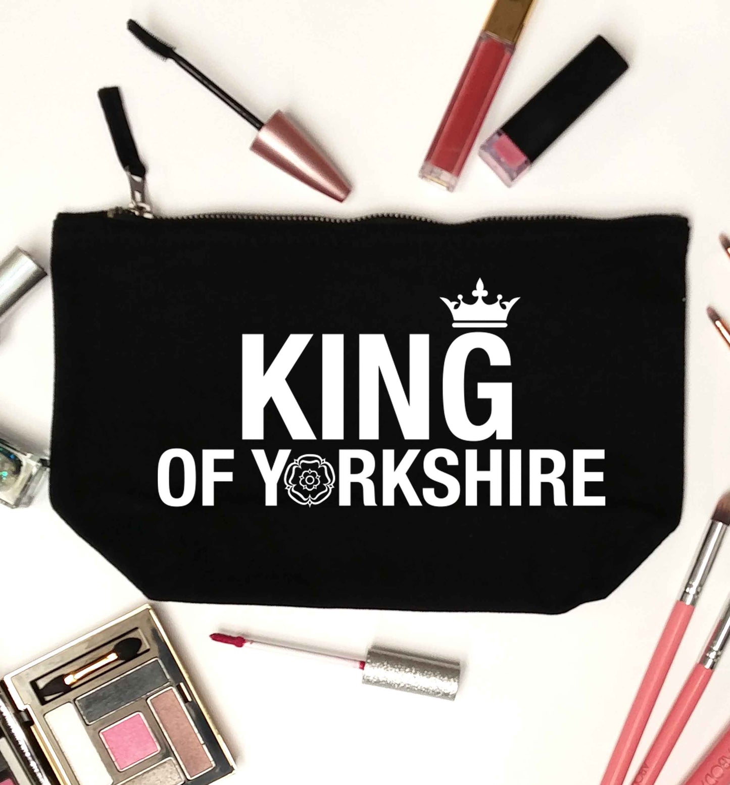 King of Yorkshire black makeup bag
