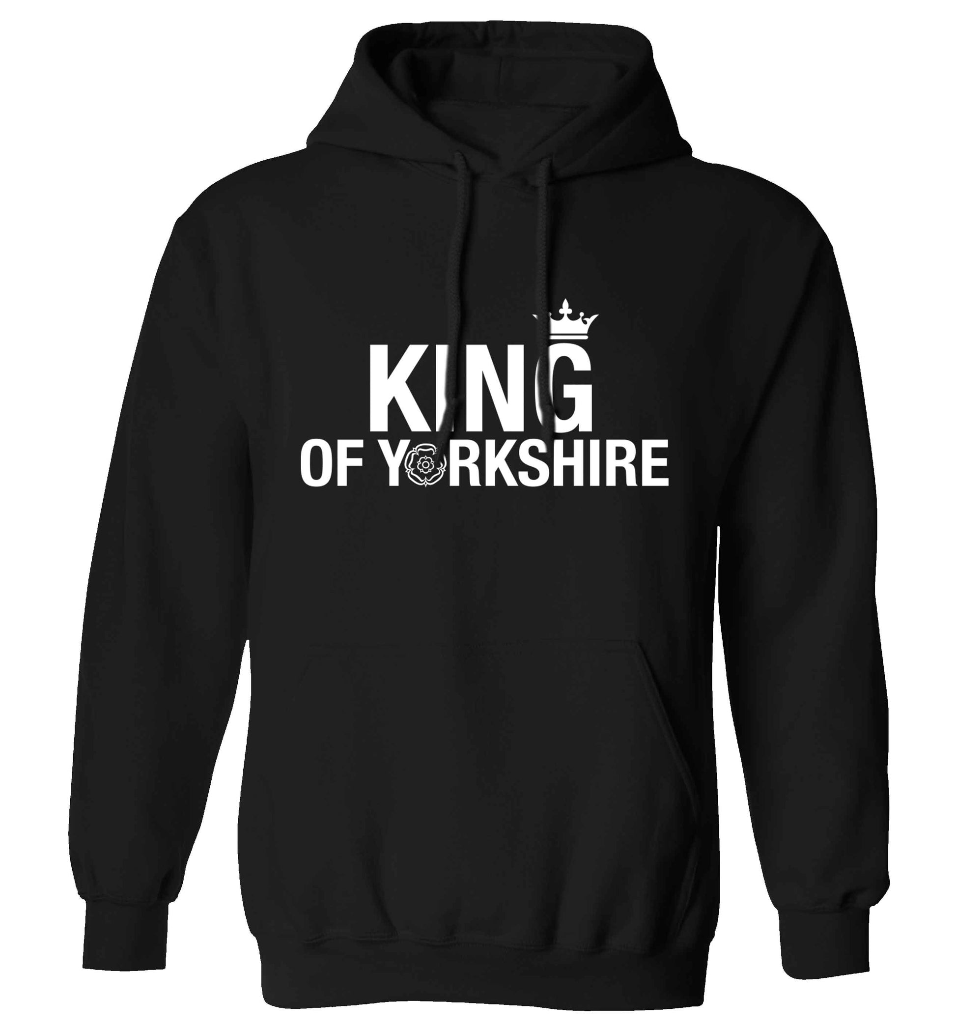 King of Yorkshire adults unisex black hoodie 2XL
