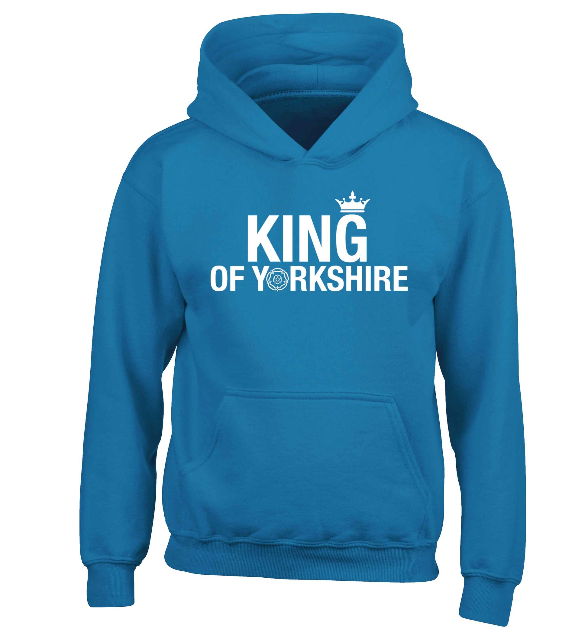 King of Yorkshire children's blue hoodie 12-13 Years