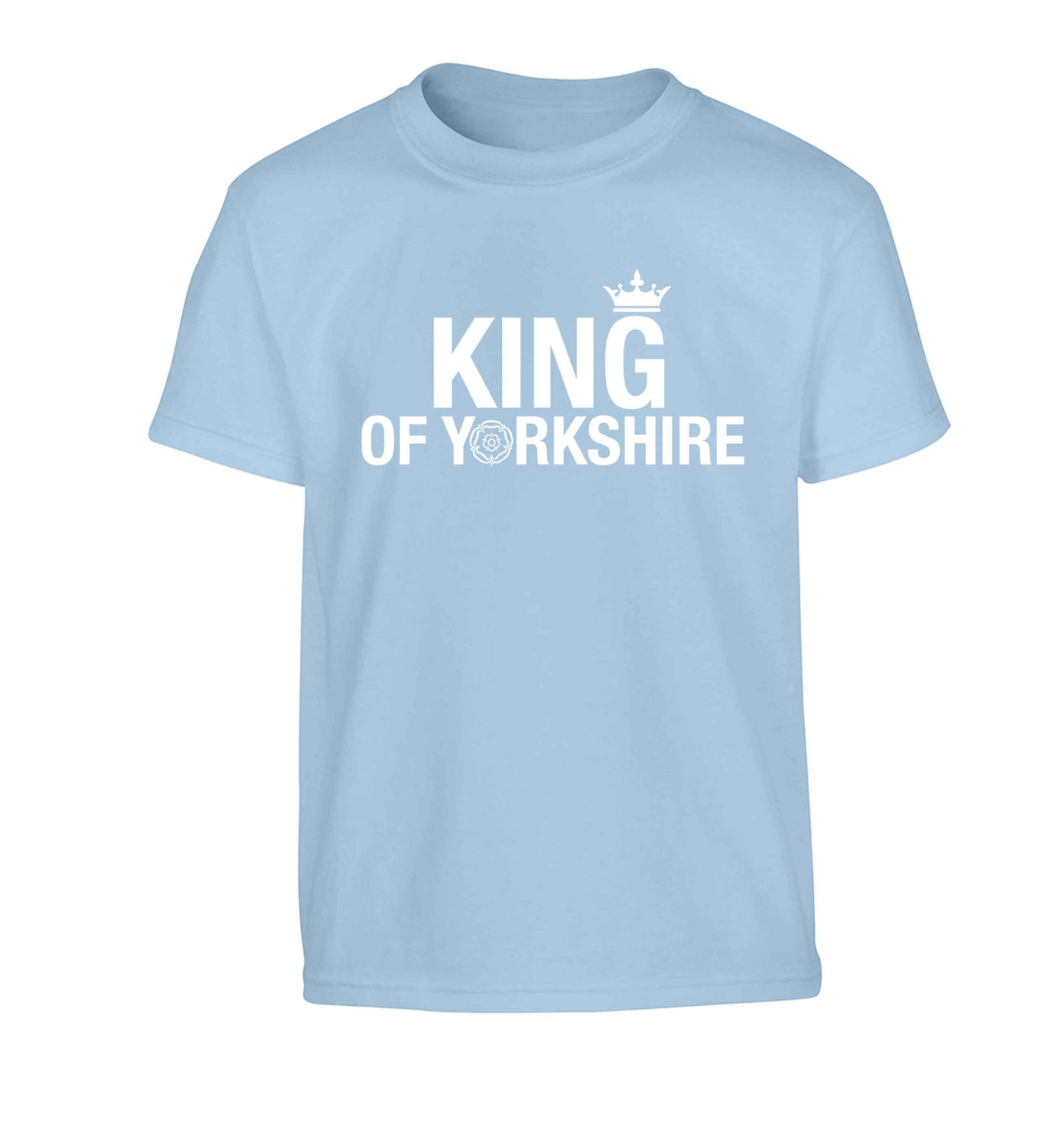 King of Yorkshire Children's light blue Tshirt 12-13 Years