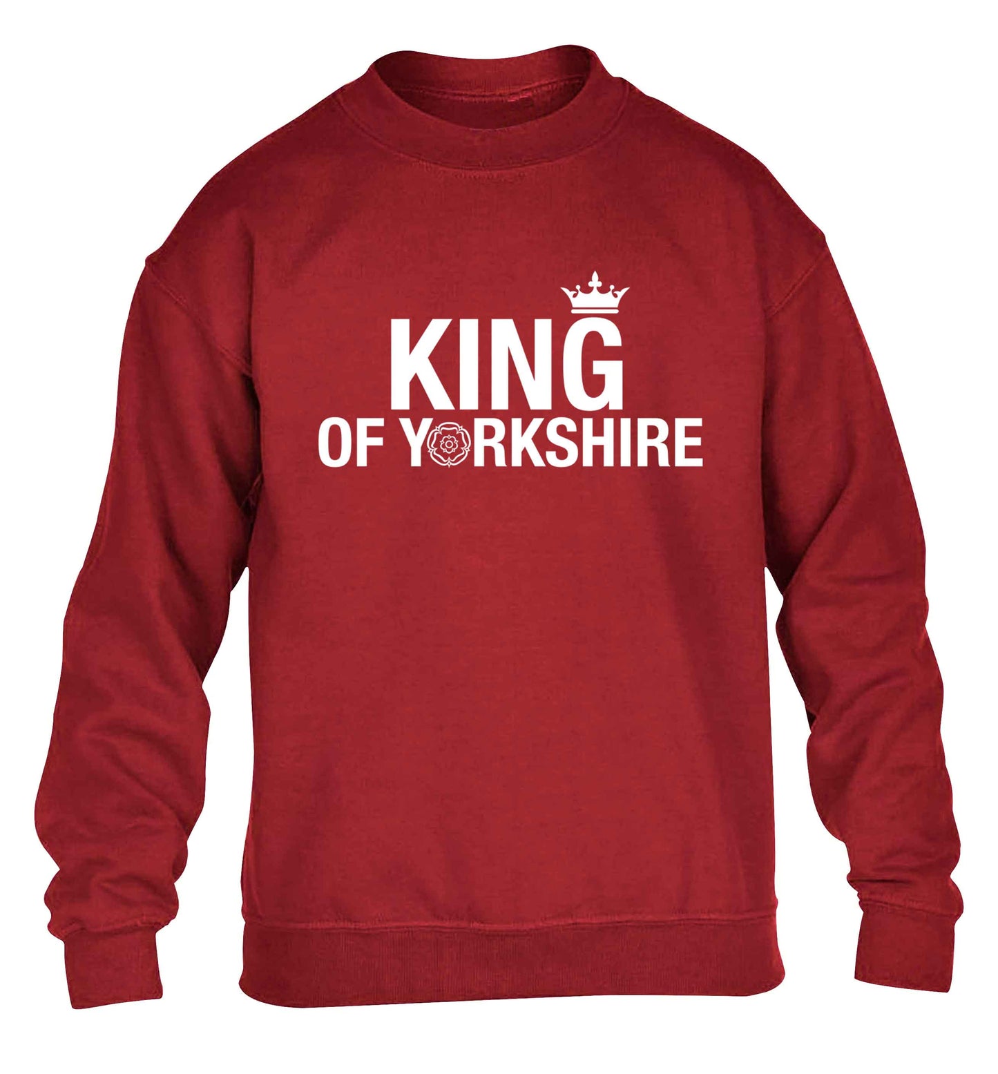 King of Yorkshire children's grey sweater 12-13 Years