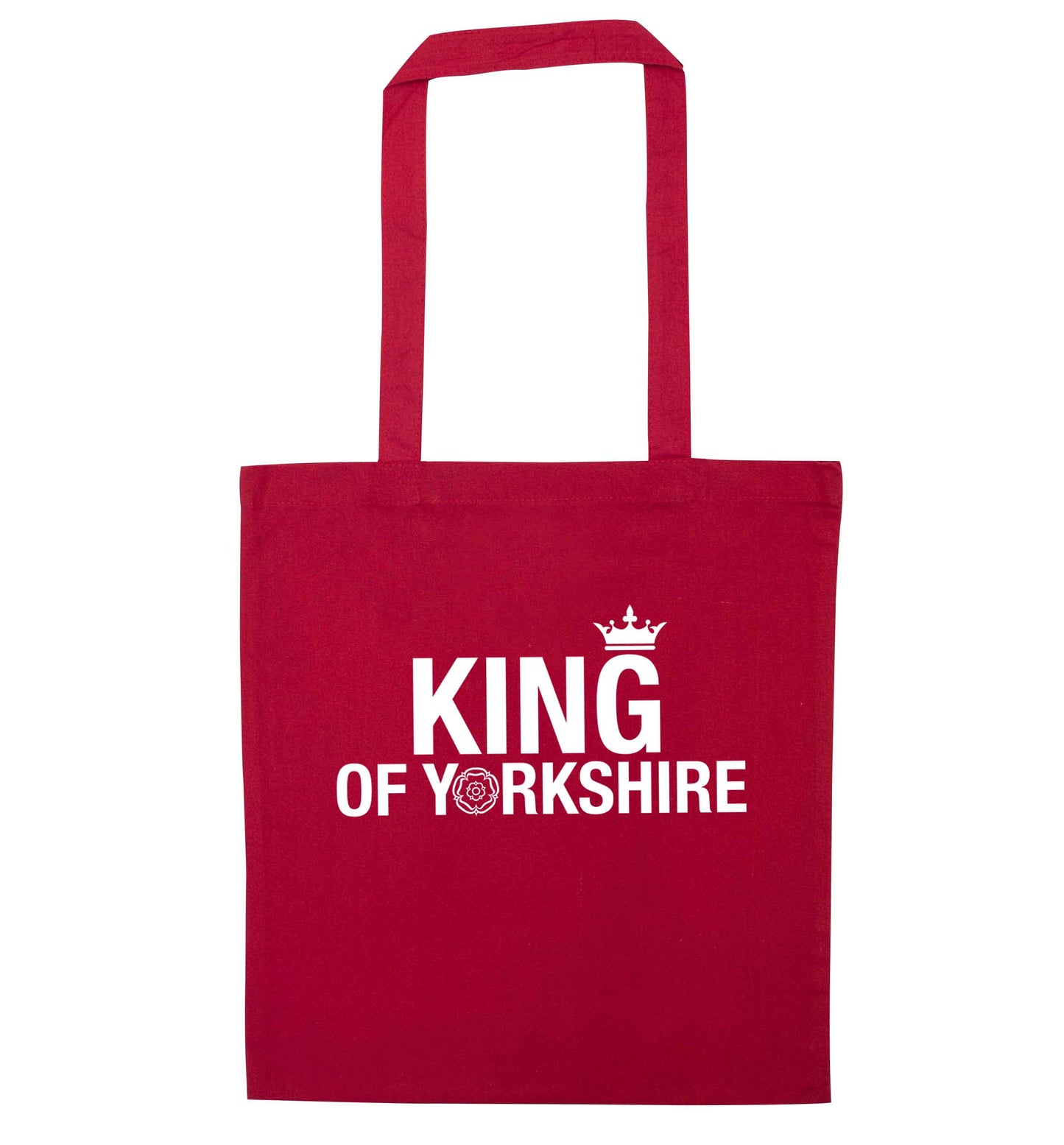 King of Yorkshire red tote bag