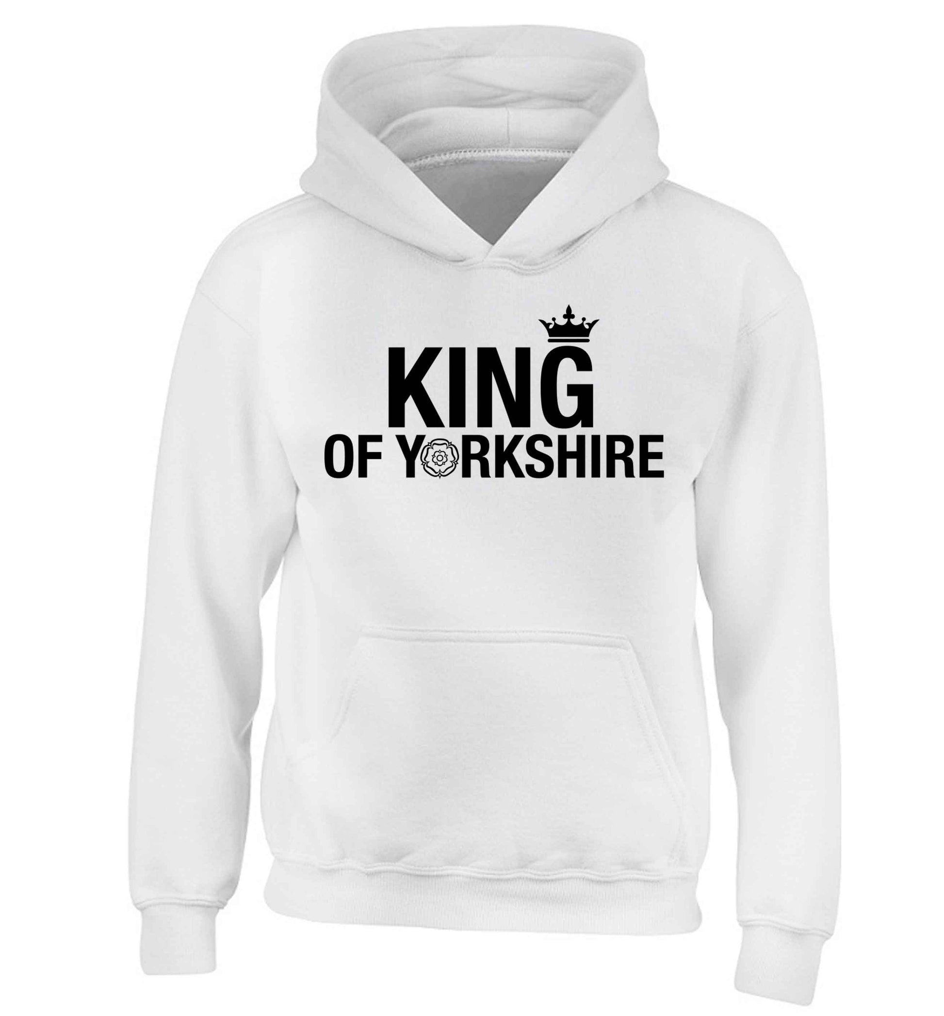 King of Yorkshire children's white hoodie 12-13 Years