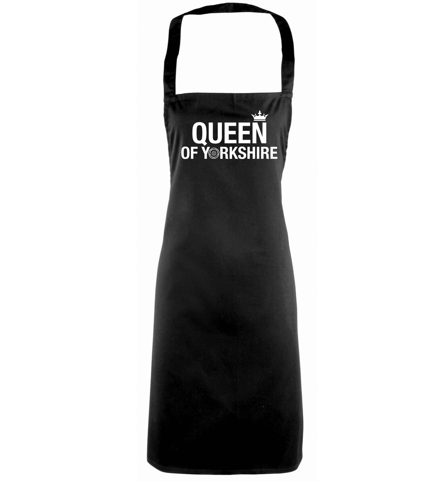 Queen of Yorkshire black apron